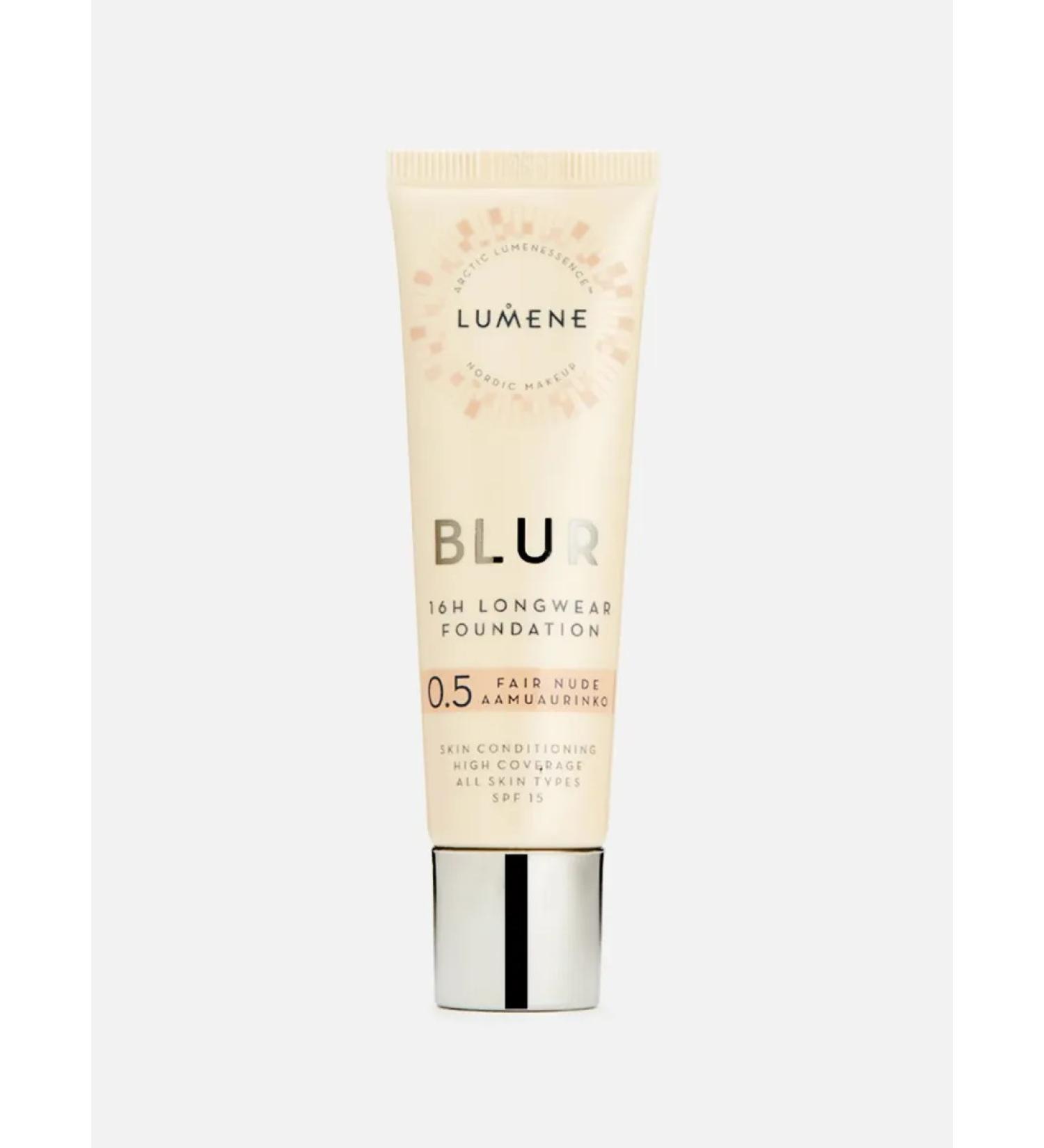 Lumene Sustainable foundation of 16 hours SPF 15 Blur tone 0.5 - Buy Online on GoSupps.com