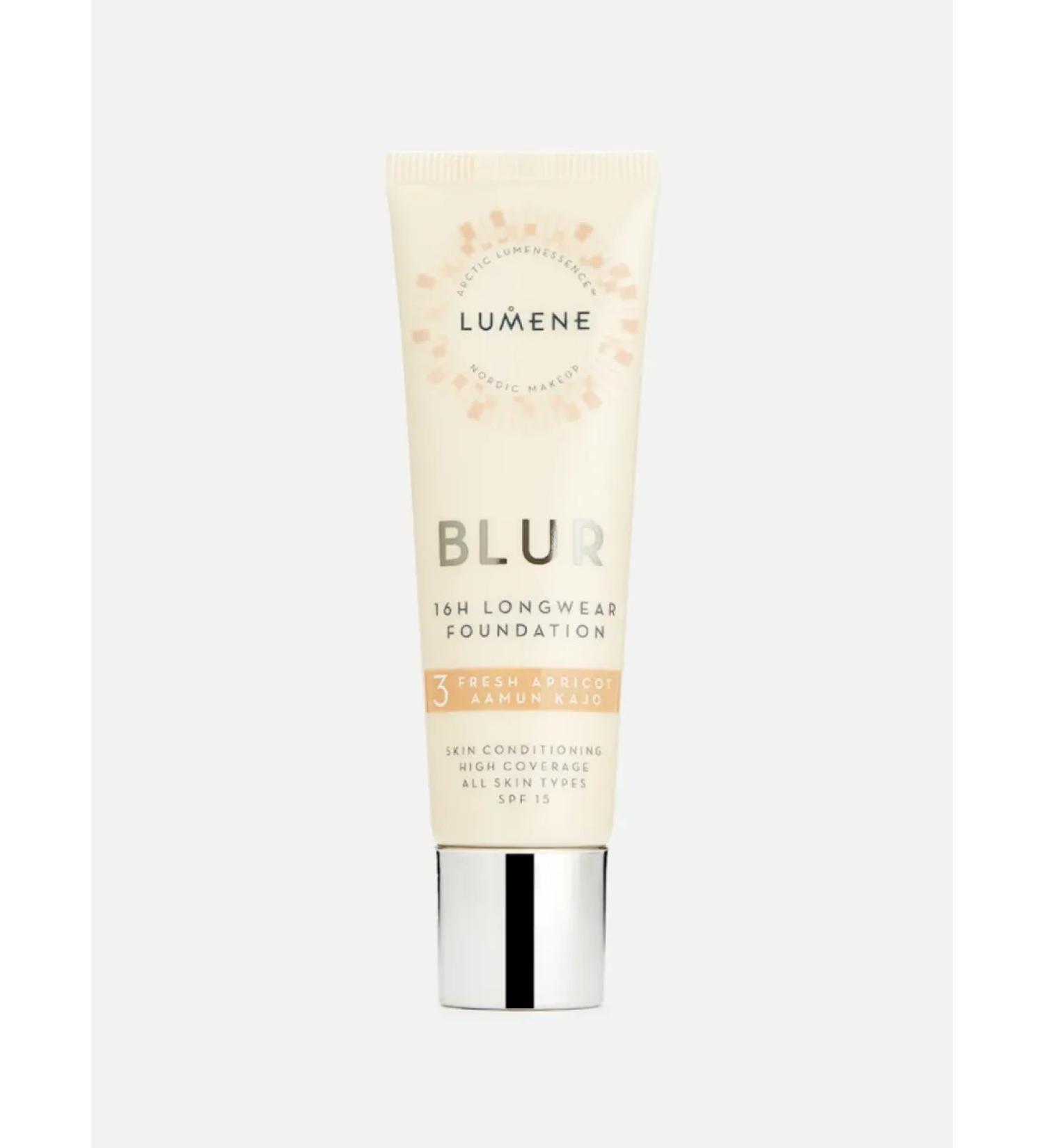 Lumene Sustainable foundation of 16 hours SPF 15 Blur tone 3 - Buy Online on GoSupps.com