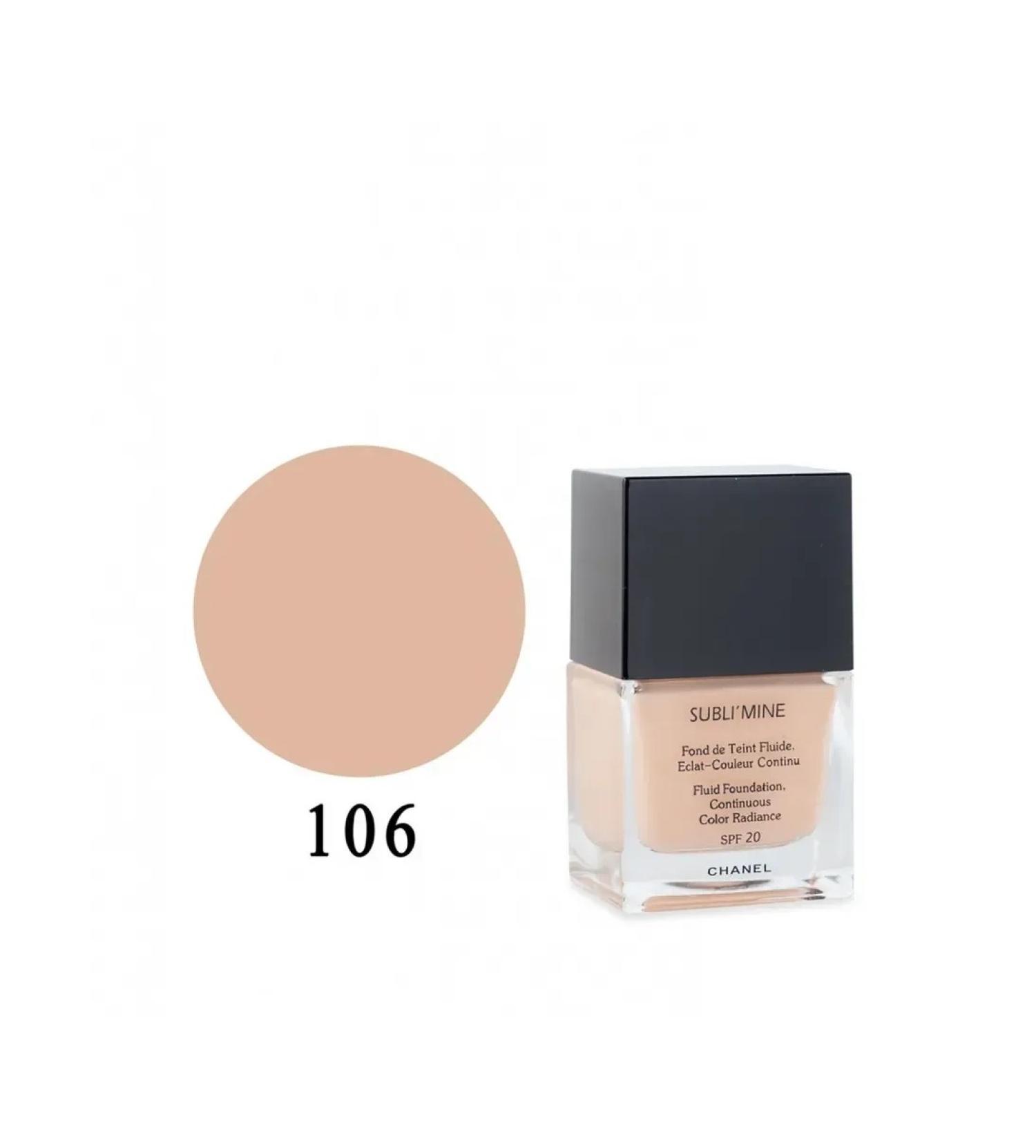 Chanel Tonal cream Subli'mine tone 106