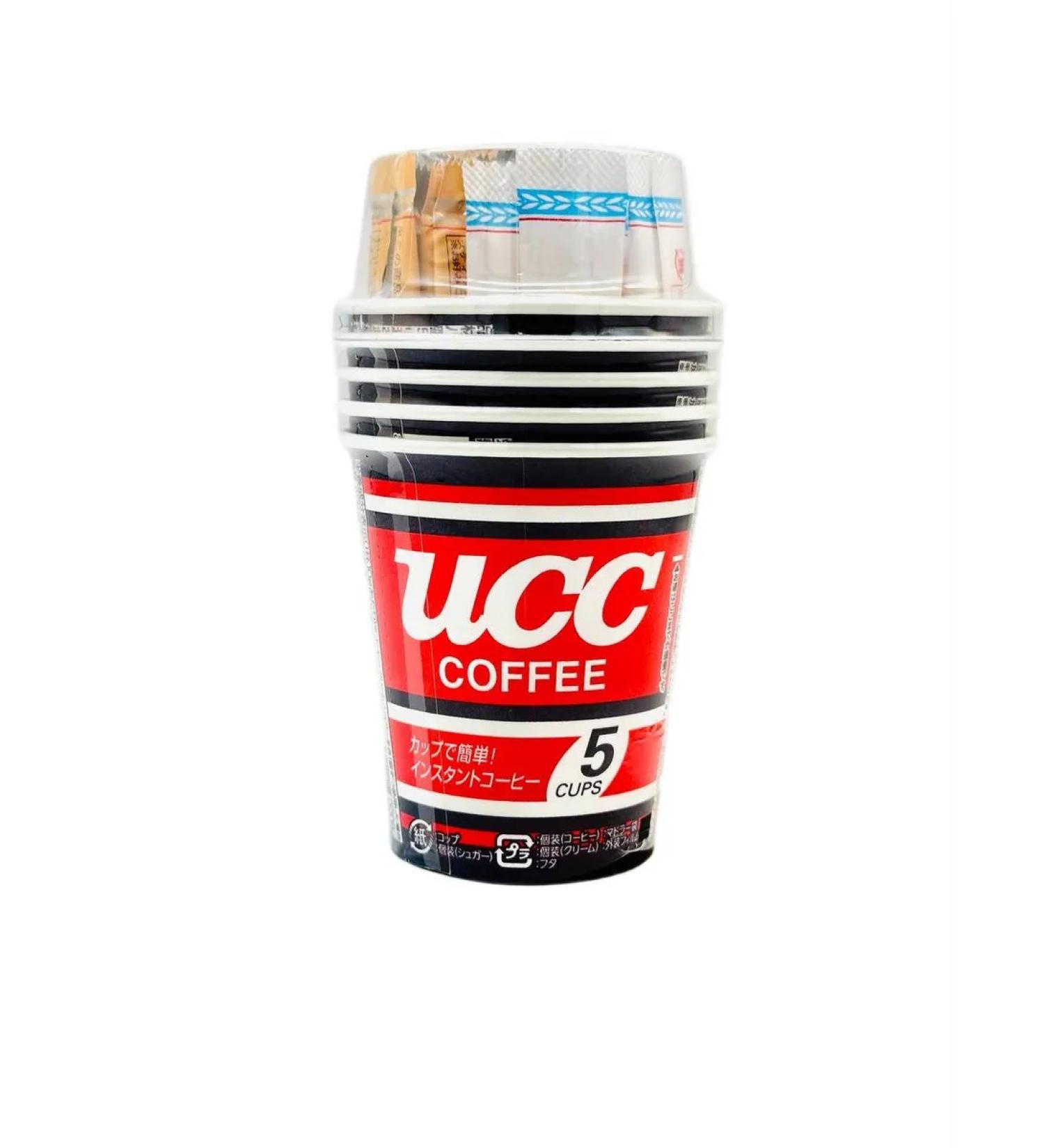 UCC COFFEE Morning coffee 3 in 1 in sticks with glasses 5 servings