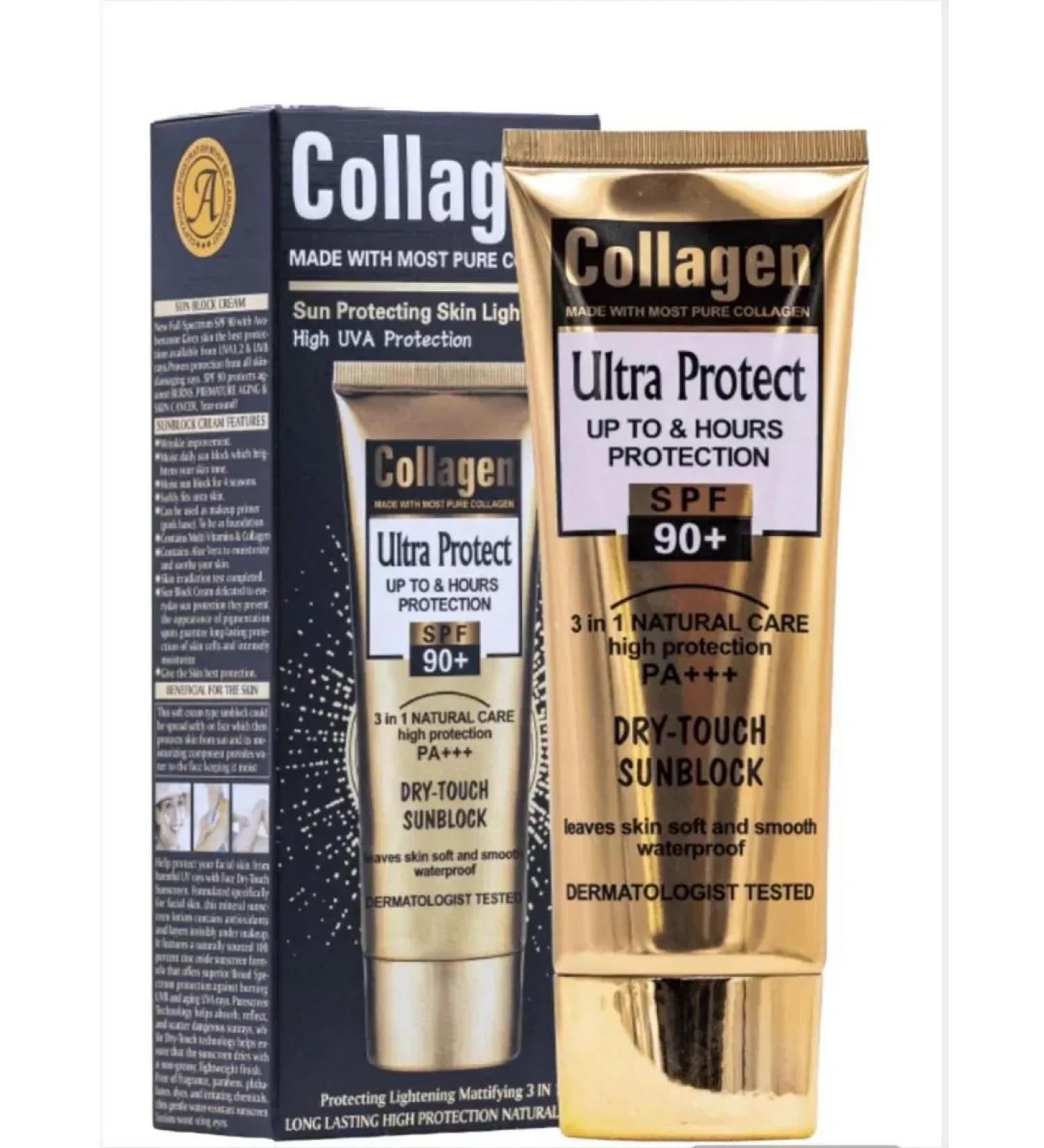 Skincare Cosmetics Sunscreen face cream with collagen