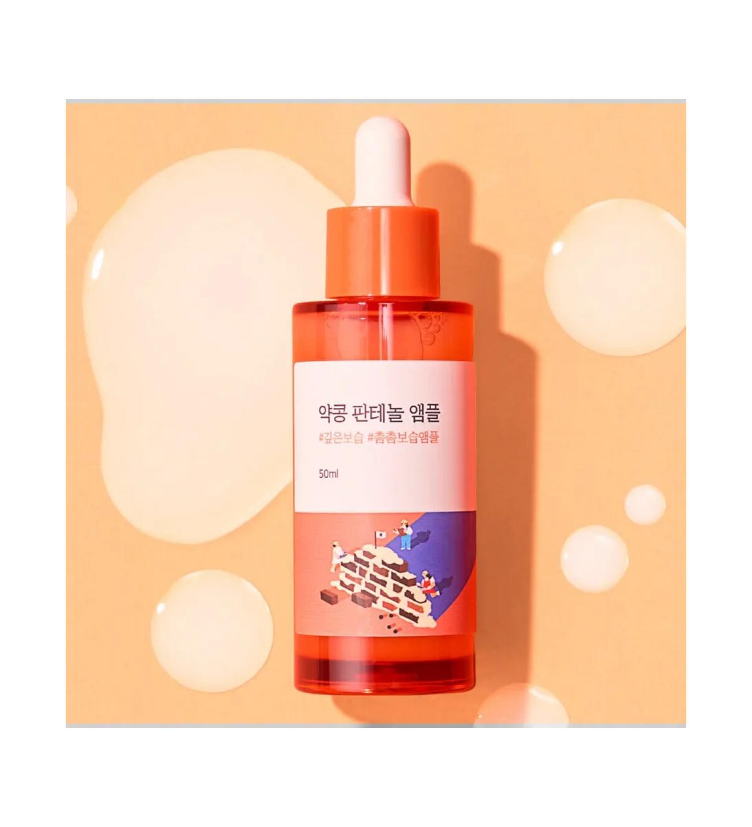 Round LabKorea Barrier ampoule with black soy and panthenol