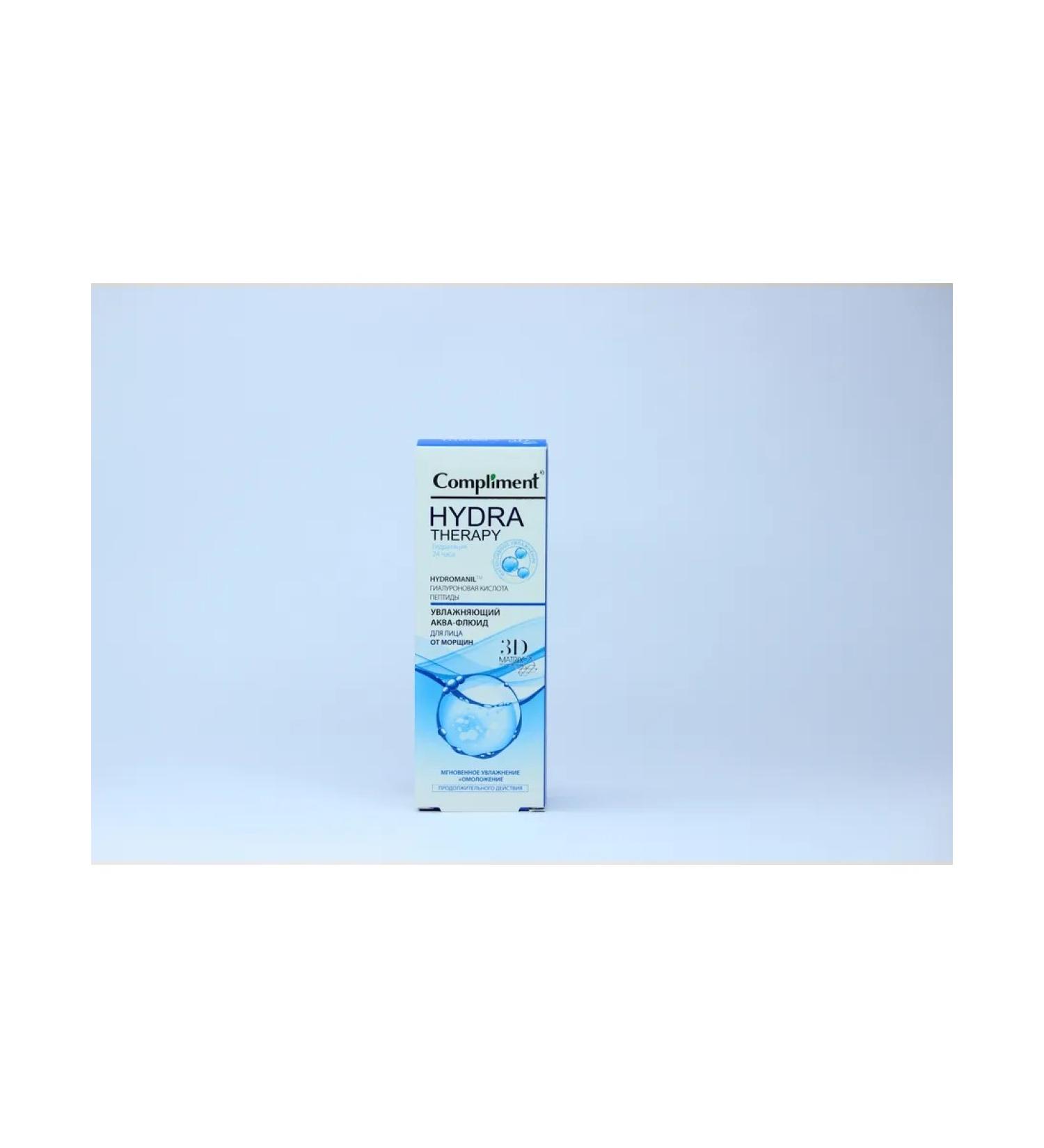 COMPLIMENT HYDRA THERAPY Moisturizing Aqua-Fluid for the Face against Wrinkles 50 ml - Buy Online on GoSupps.com