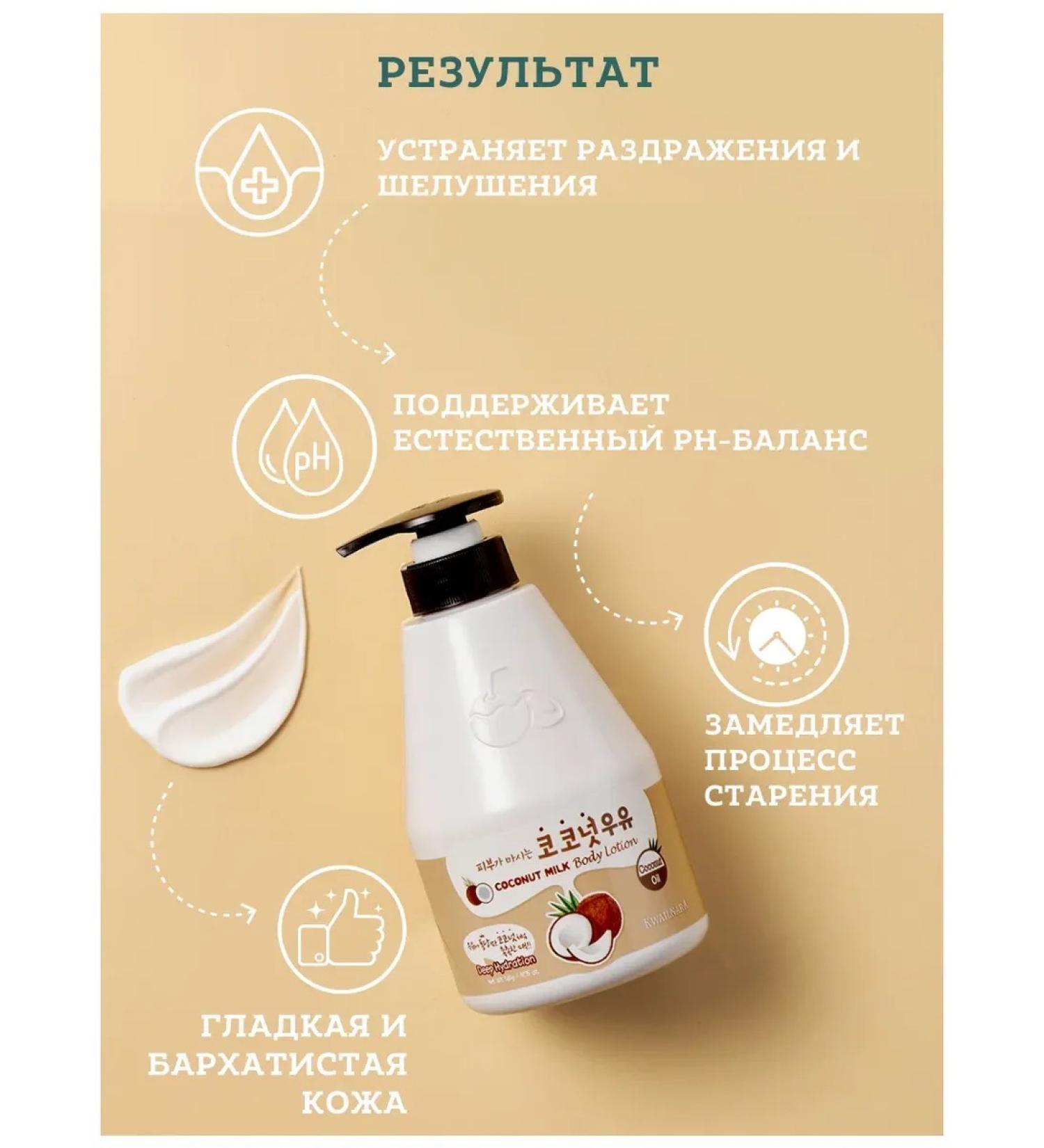 WELCOS Body lotion perfumed with the aroma of coconut milk