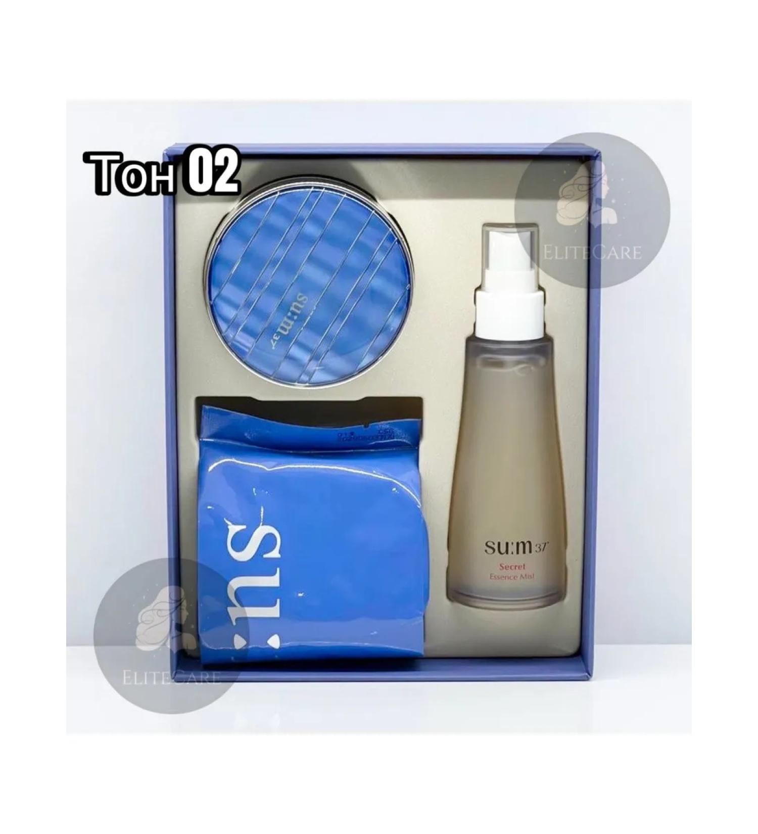 Su:m37 Kushon (tone 02) Water-Full CC Cushion Perfect Finish - Buy Online on GoSupps.com