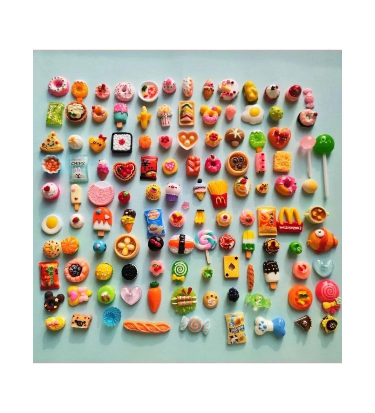 100 mini food drinks for dolls Barbie 100 pcs - Buy Online on GoSupps.com