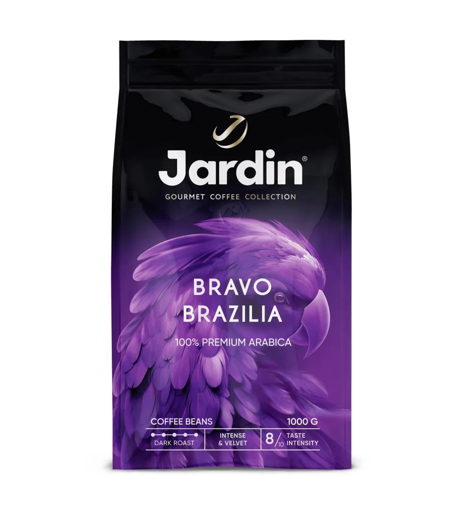 JARDIN Bravo Brazilia coffee in grains 1 kg - Buy Online on GoSupps.com
