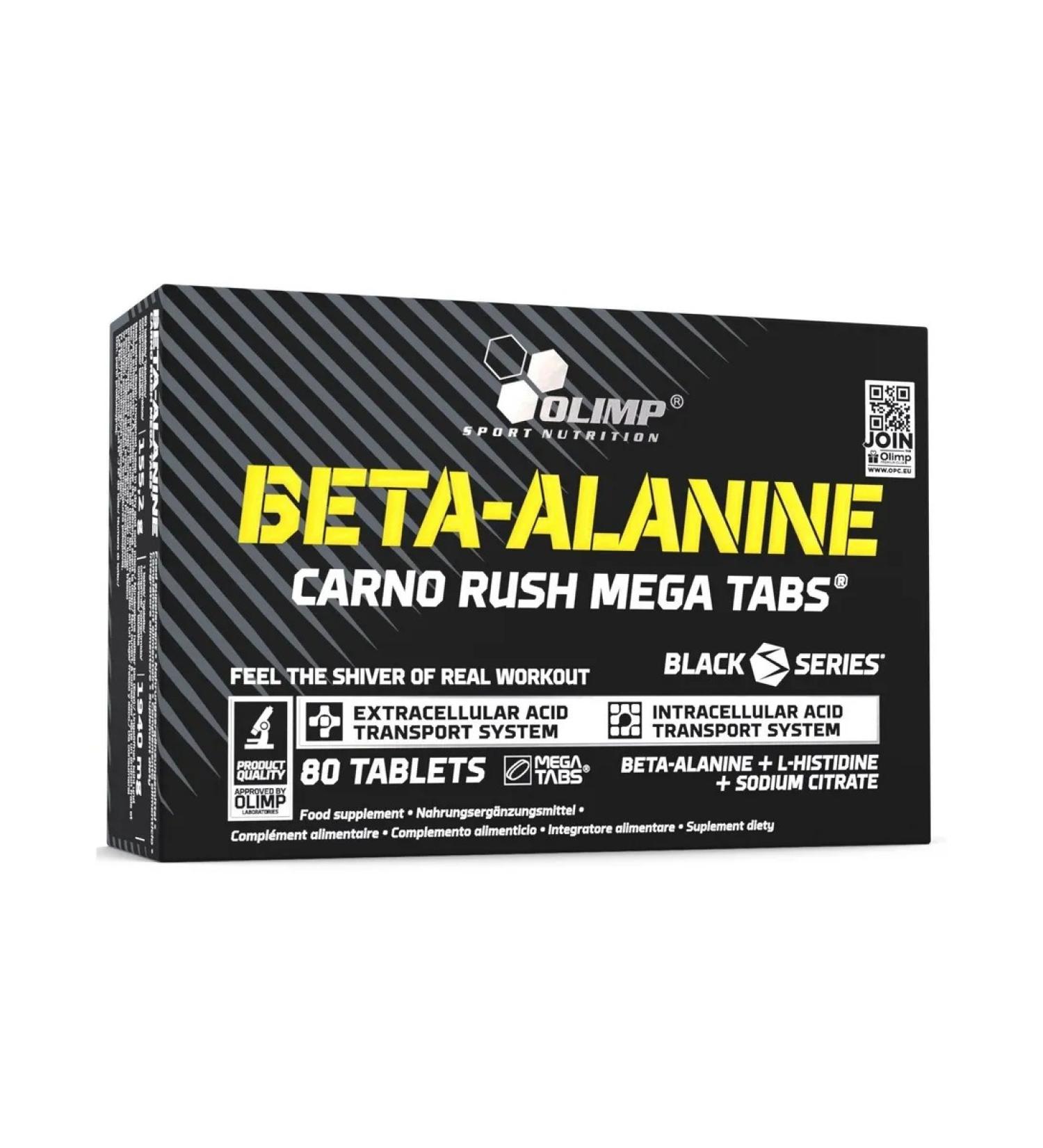 Olimp Sport Nutrition Beta Alanine 80 tablets for endurance and muscle growth - Buy Online on GoSupps.com