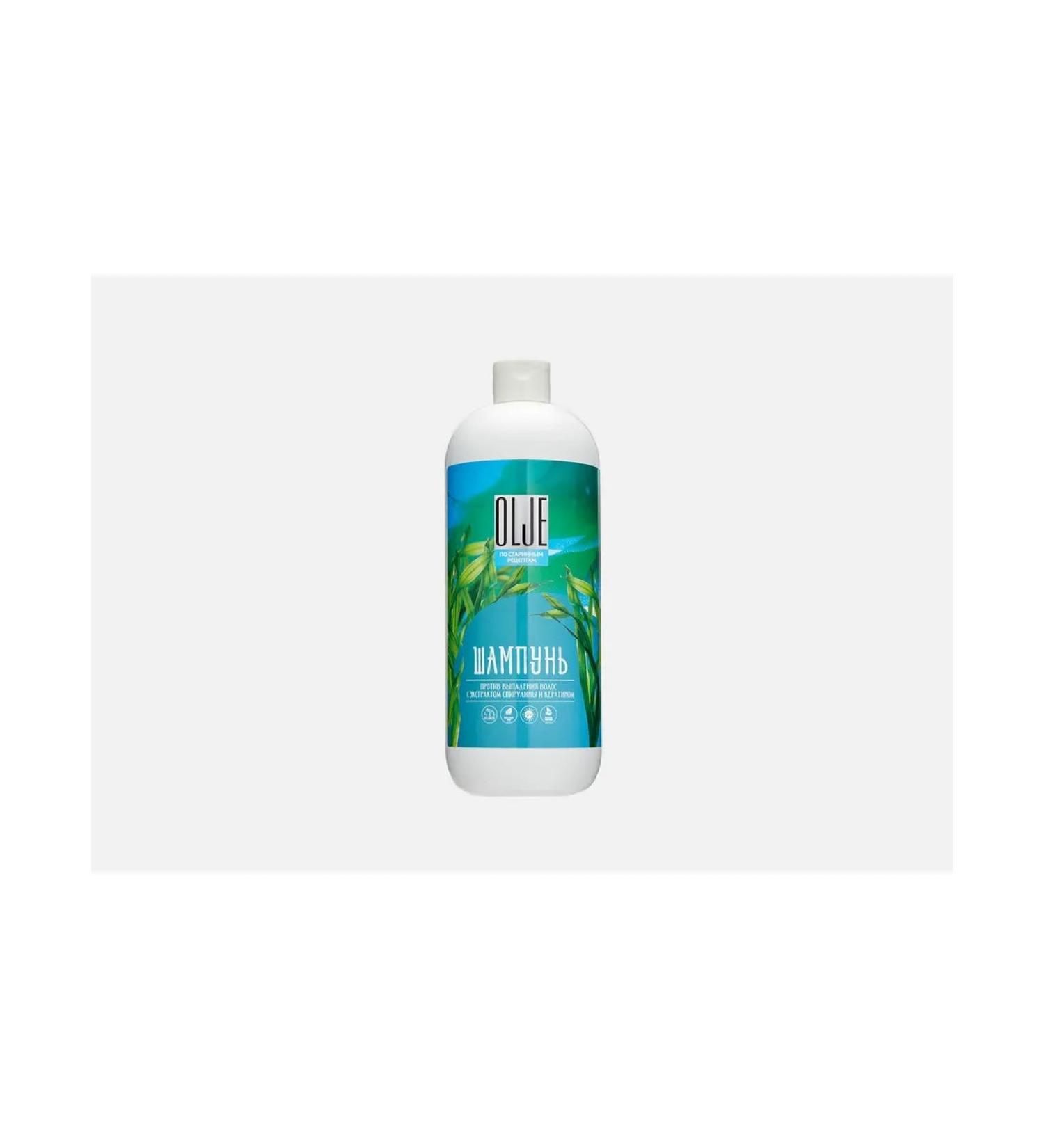 Olje Natural shampoo against hair loss Spirulina and Ker - Buy Online on GoSupps.com