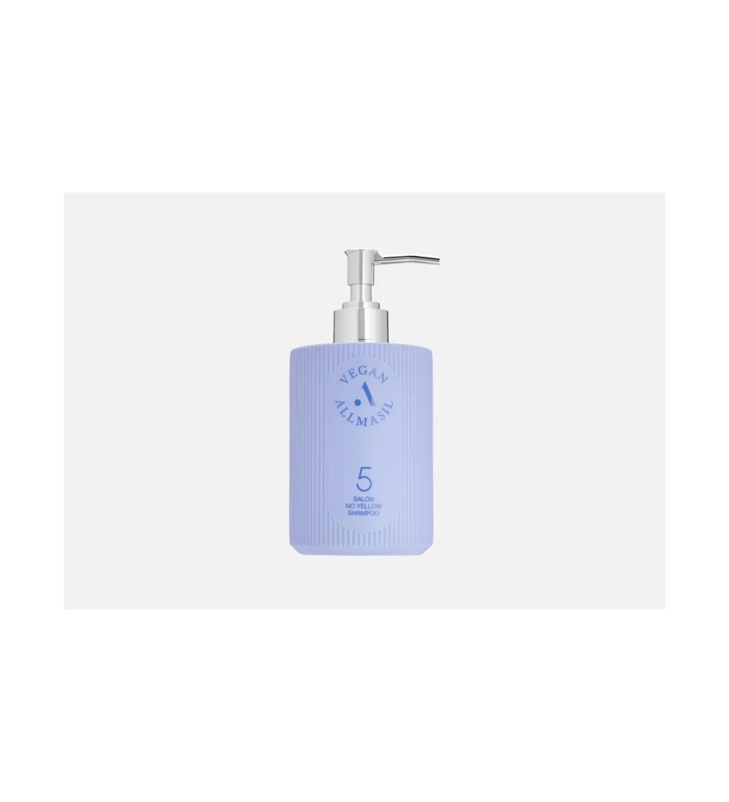 ALLMASIL Shampoo to neutralize yellowness 5 Salon no Yellow Shampoo - Buy Online on GoSupps.com