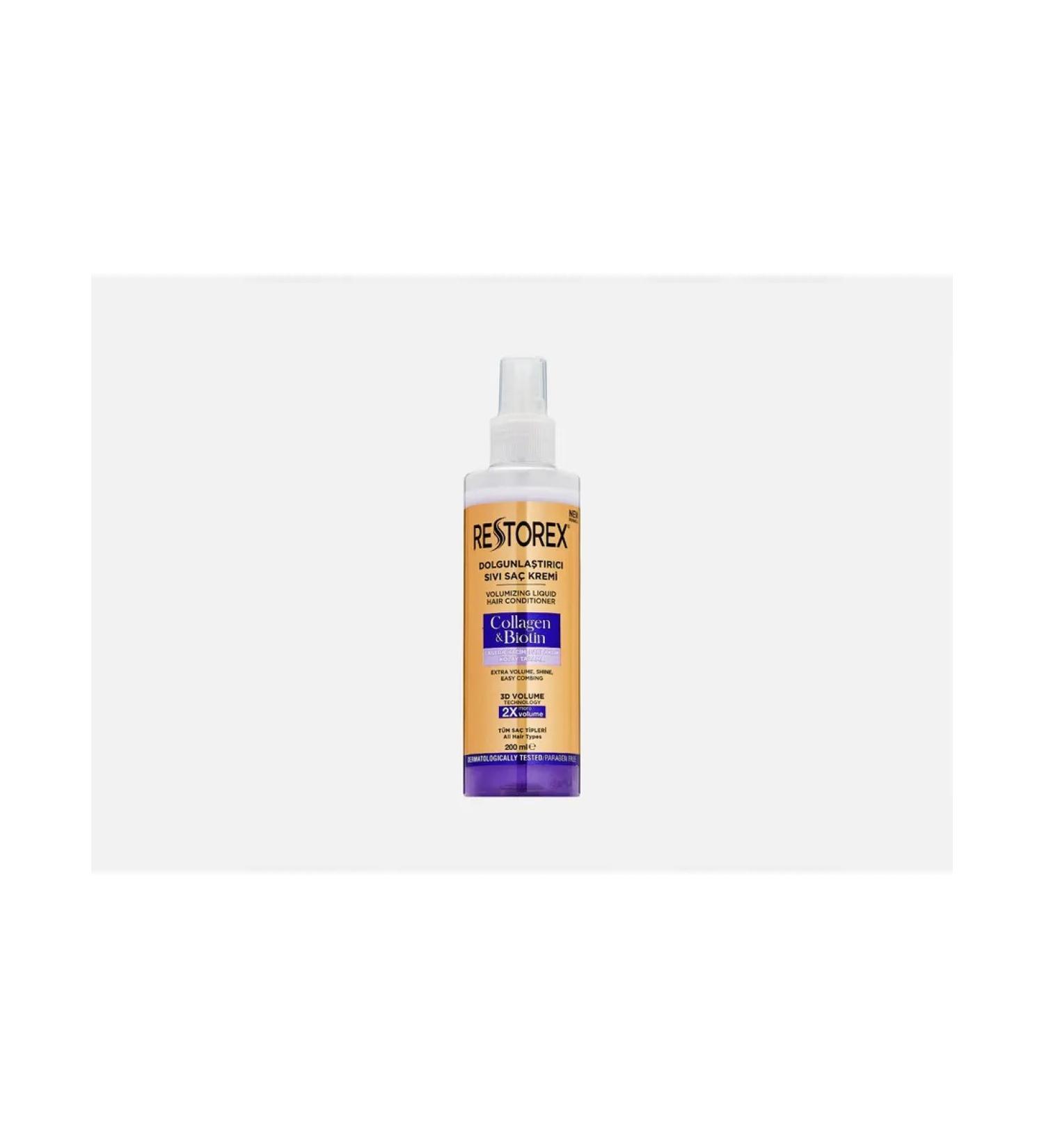 Restorex Volumizing Liquid Ha indelible hair conditioner for hair - Buy Online on GoSupps.com