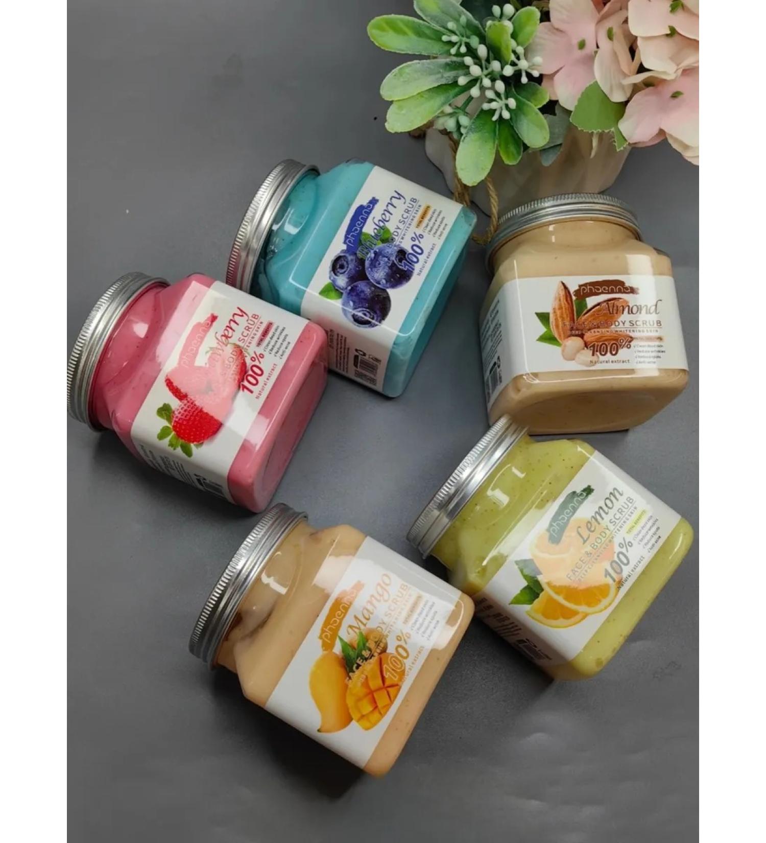 Fruit body scrub with blueberries - Buy Online on GoSupps.com
