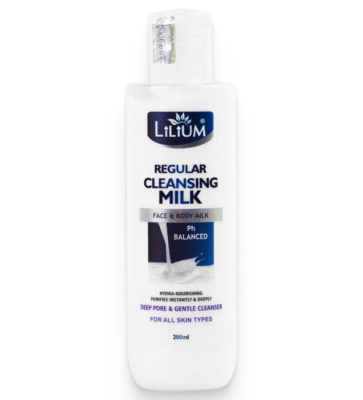 Lilium Cleaning milk for the face and body 200 ml