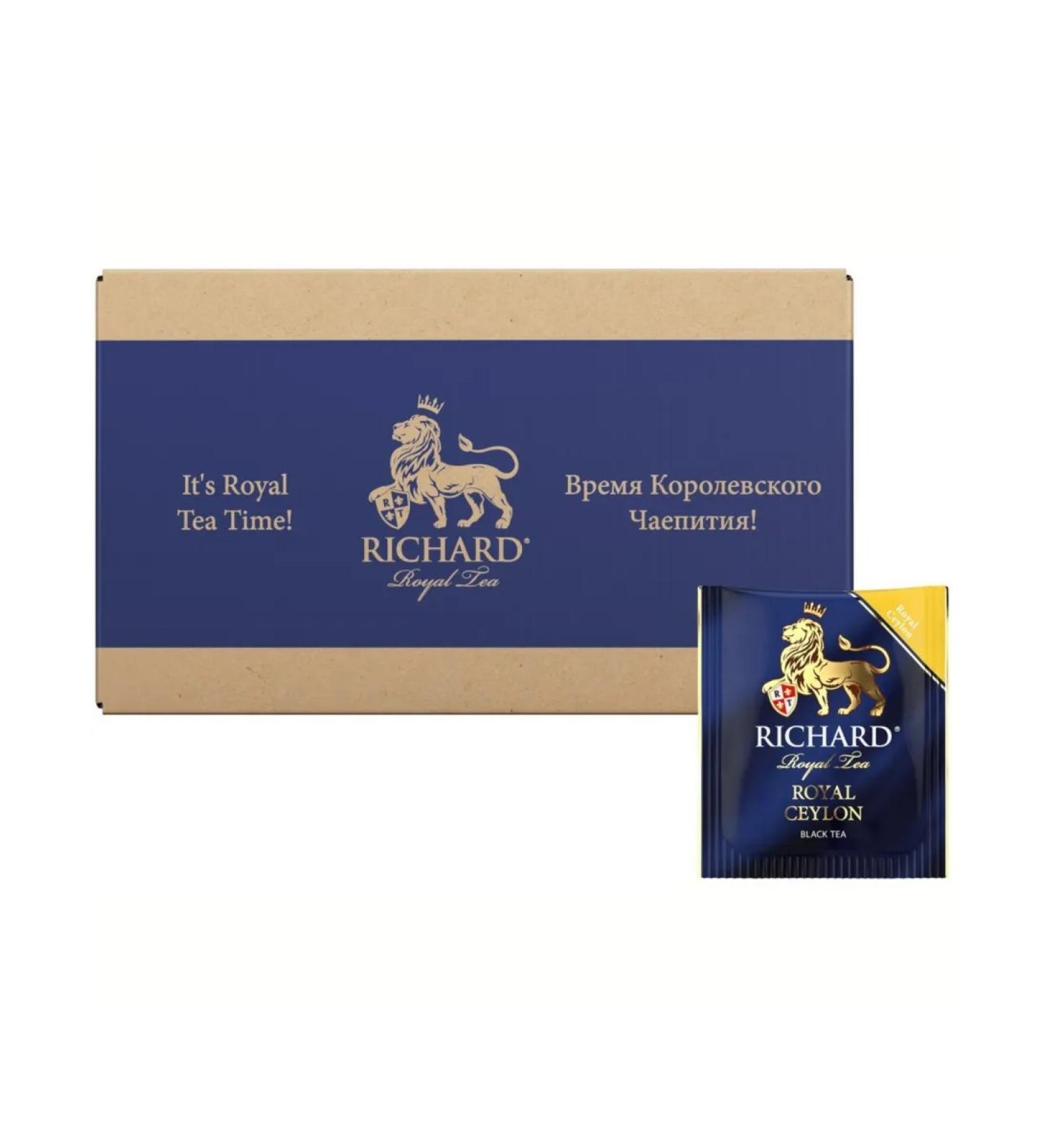 Richard Royal Black tea Royal Ceylon 200 pcs 2 g - Buy Online on GoSupps.com
