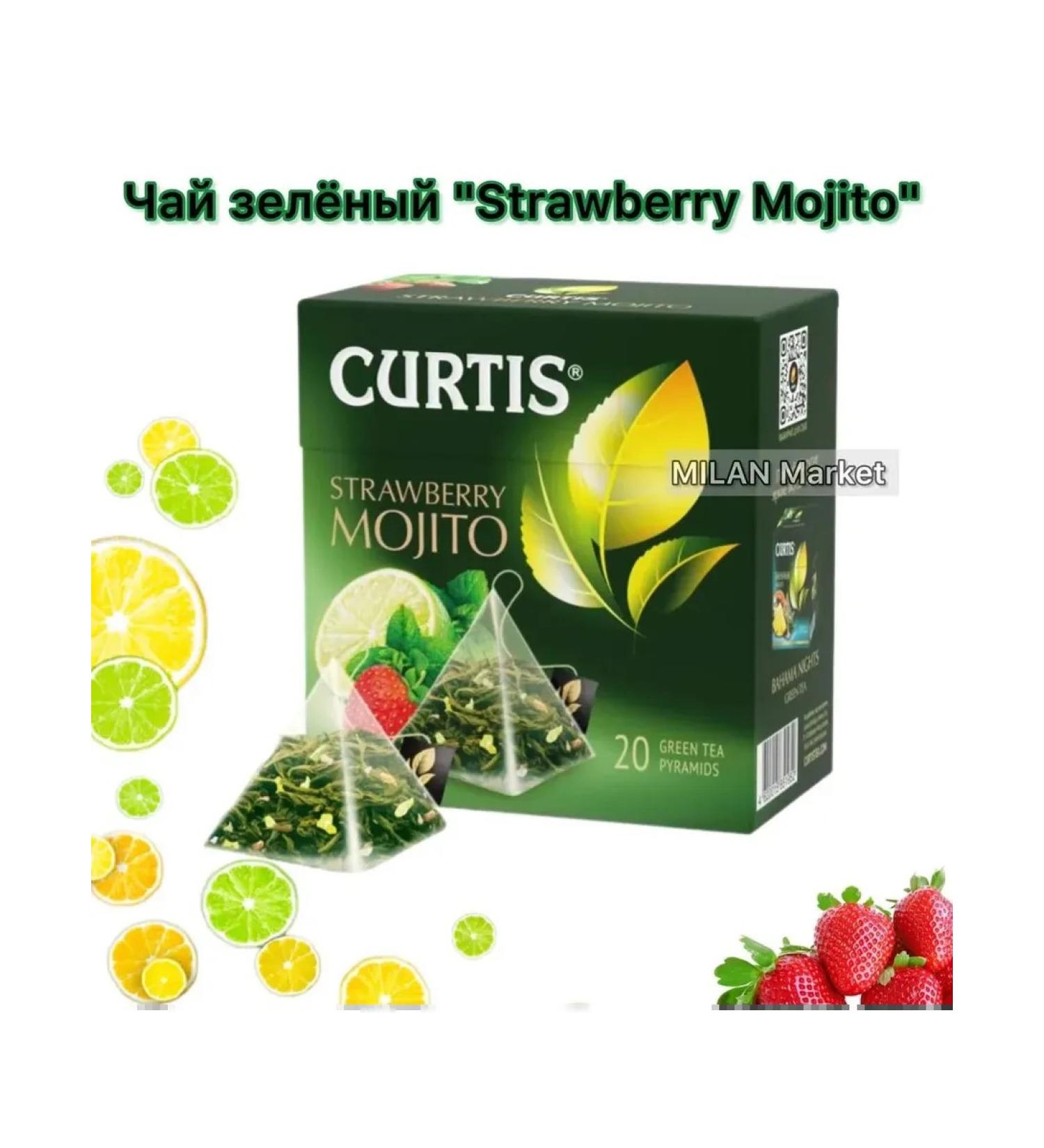 Curtis Green tea "Strawberry Mojito" 20 pyramids 34 g