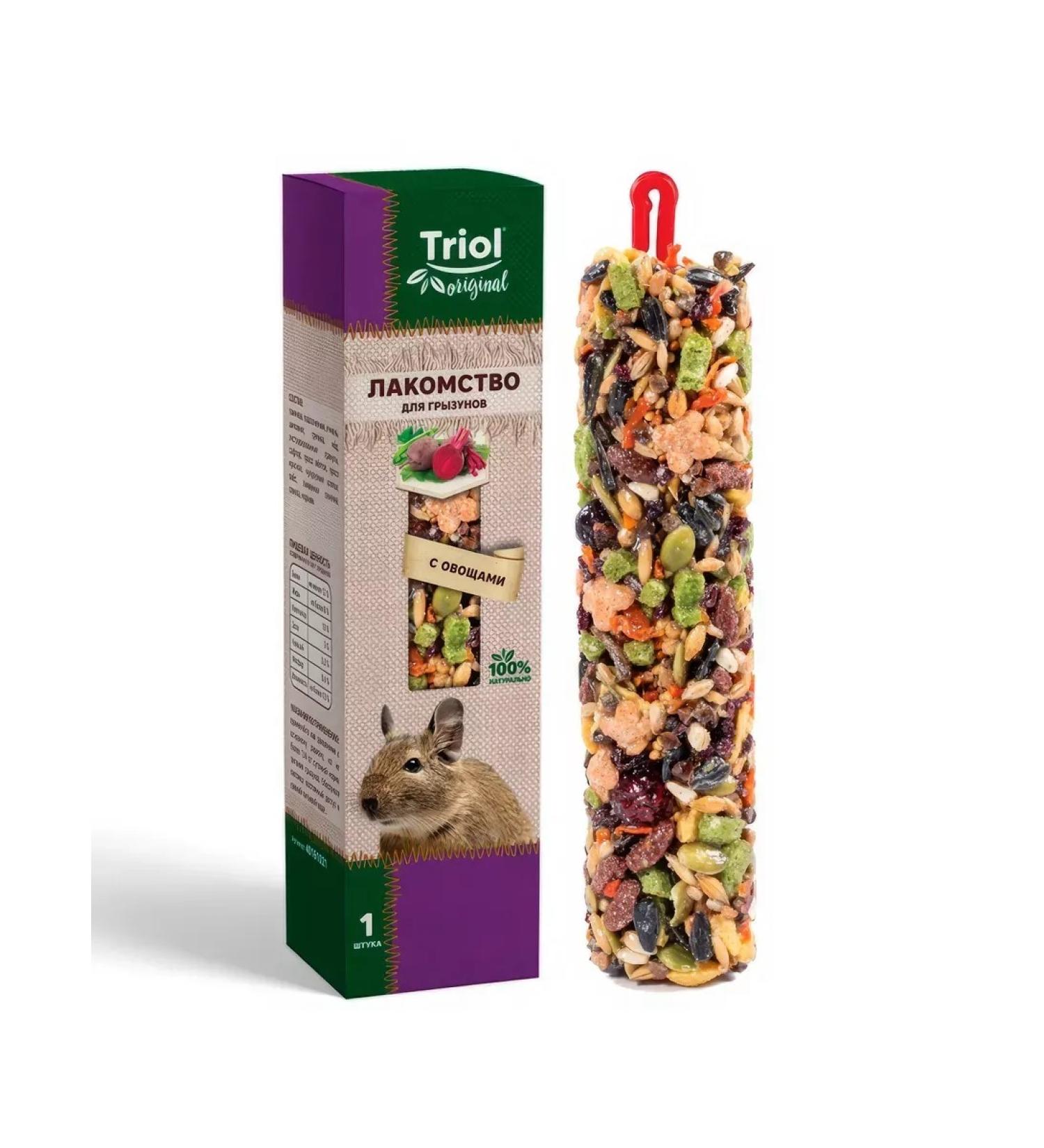 Triol Original treat for rodents with vegetables 110 g - Buy Online on GoSupps.com