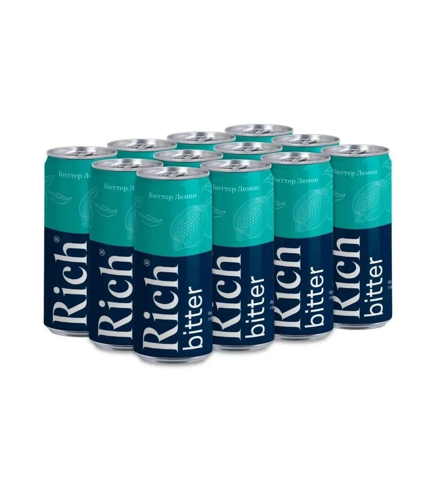 Rich Shipped drink Bitter Lemon 0.33l x 12pcs