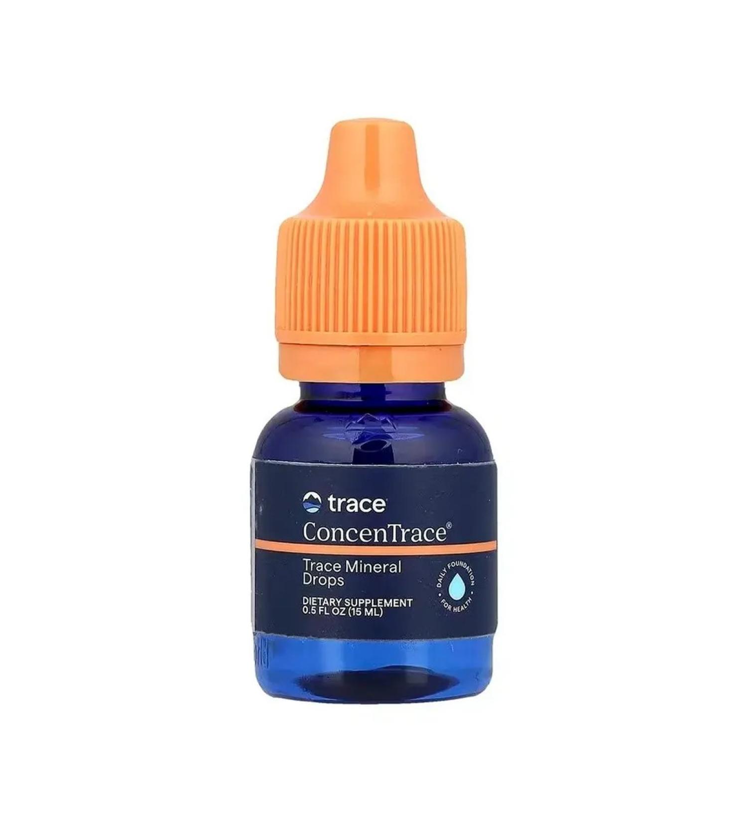 Trace Minerals Minerals drops 15 ml concentrace for energy and immunity