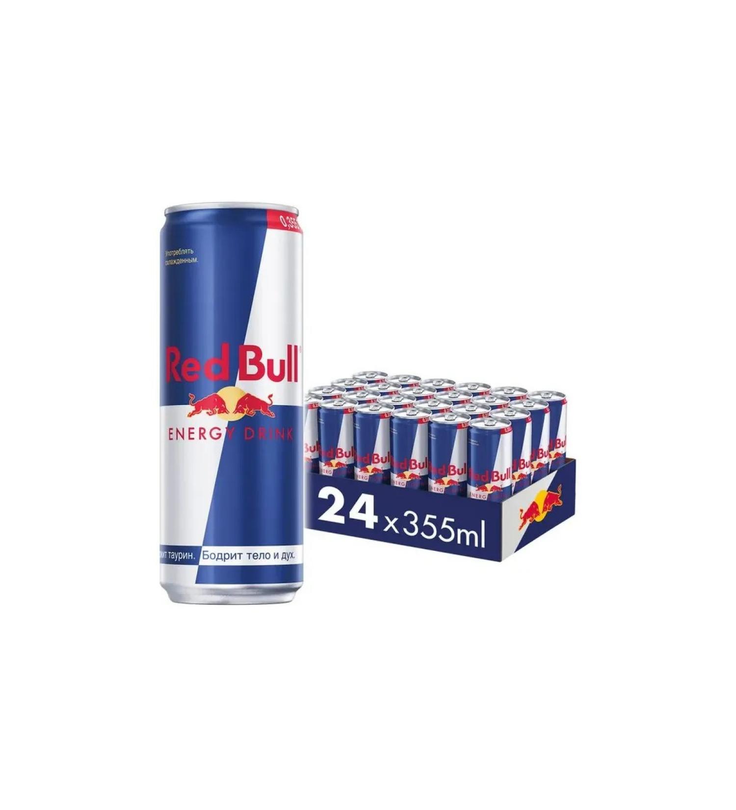 Red Bull Energy drink 24 pcs x 355 ml - Buy Online on GoSupps.com