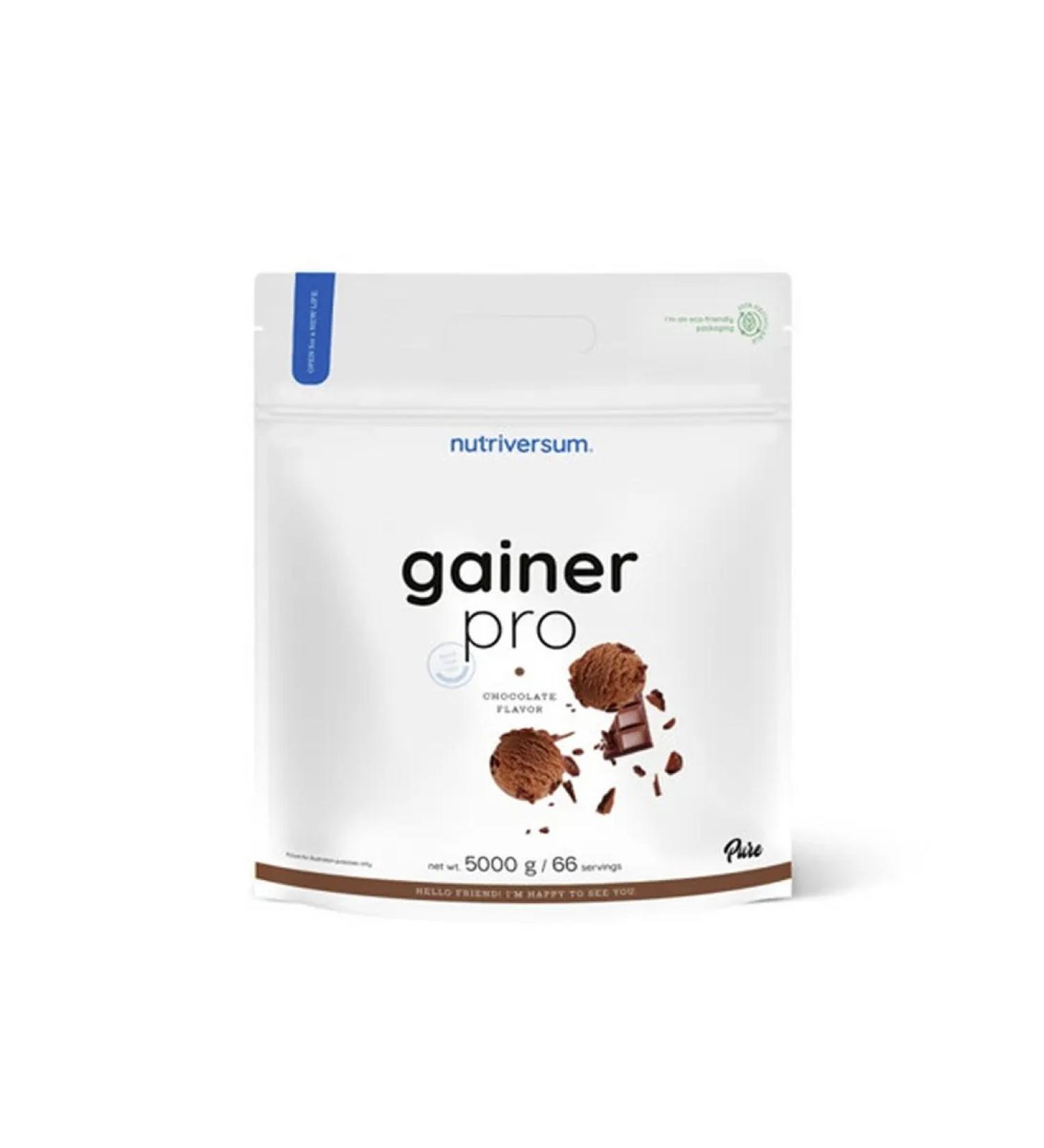Nutriversum Gainer Pro Gainer 2500 g with chocolate taste
