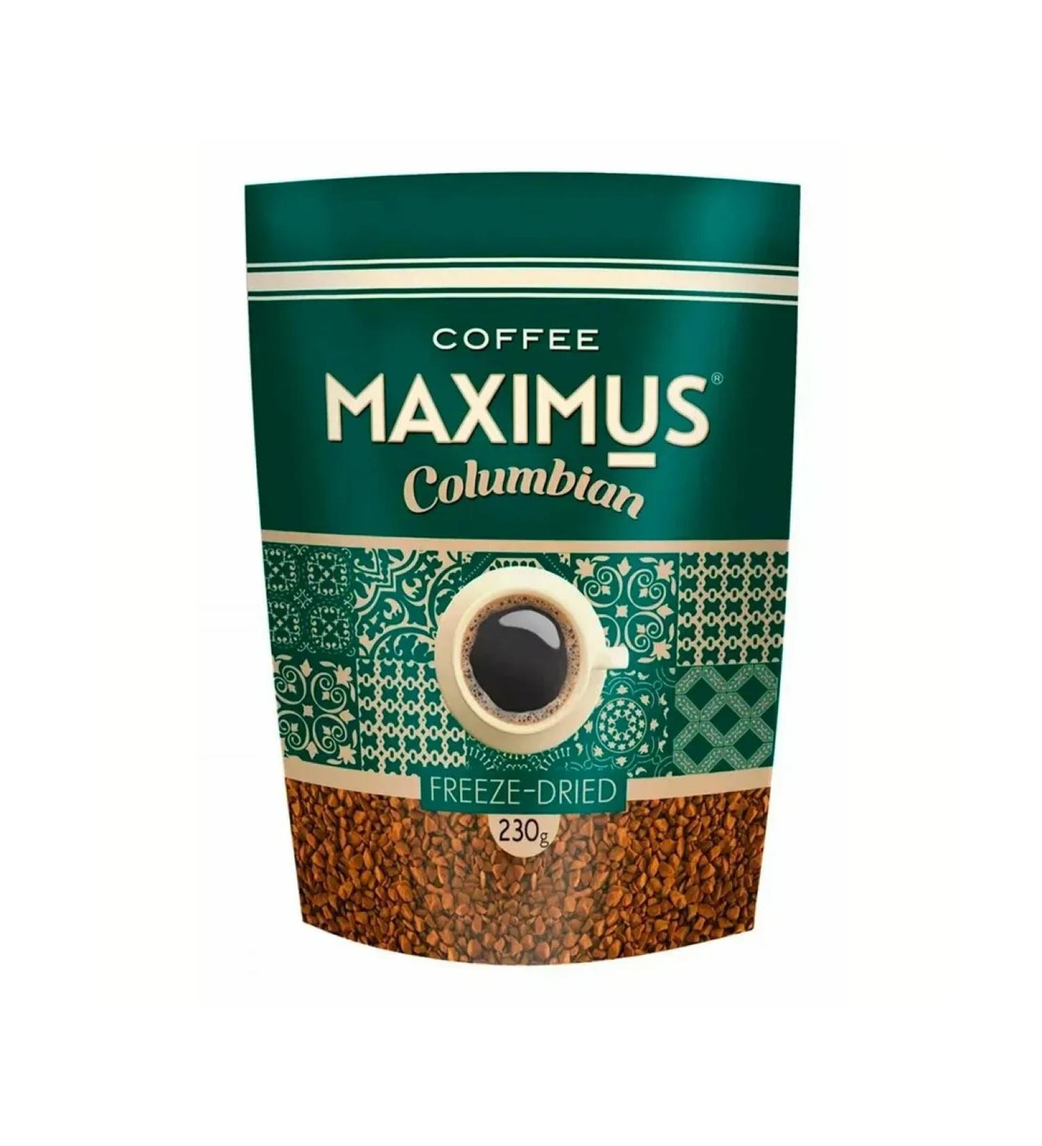 MAXIMUS COFFEE Coffee soluble sublimated Columbian 230 g - Buy Online on GoSupps.com