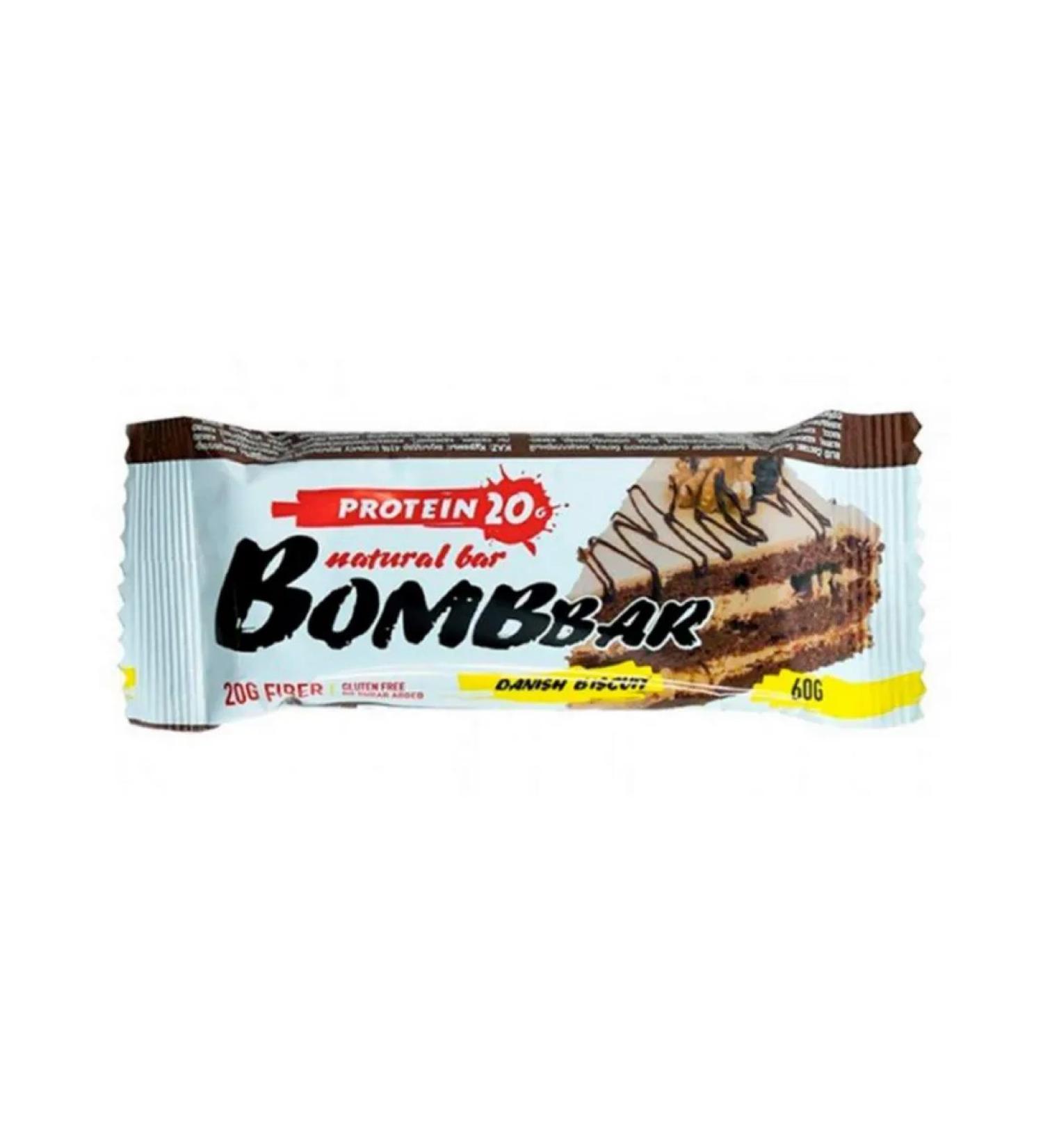 BombBar Batonchik Neglazir with protein Danish biscuit 60 g