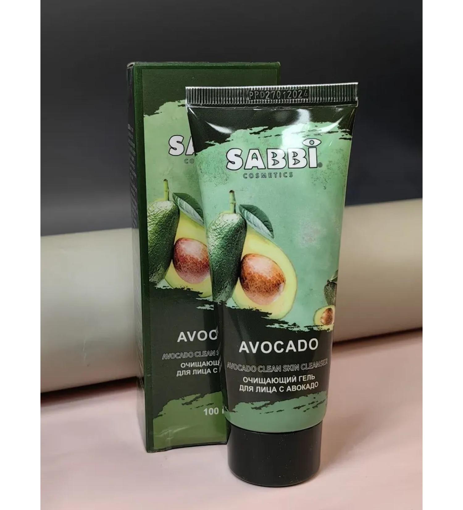 SABBI Cleaning face gel with avocado - Buy Online on GoSupps.com