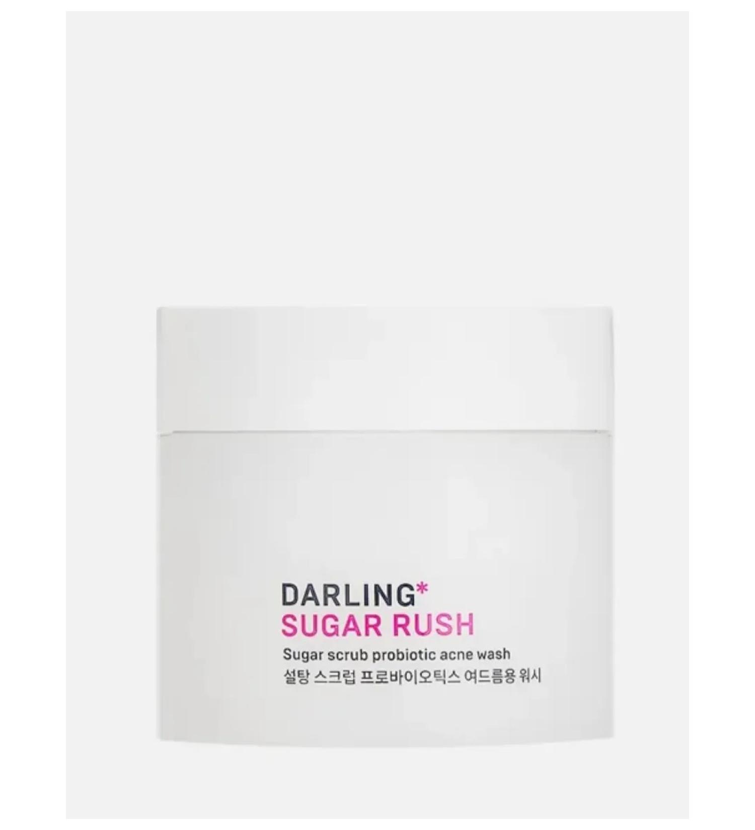 DARLING* Sugar Rush Moisturizing Sugar Body Scrub with Probiotics and Salicylic Acid - Buy Online on GoSupps.com