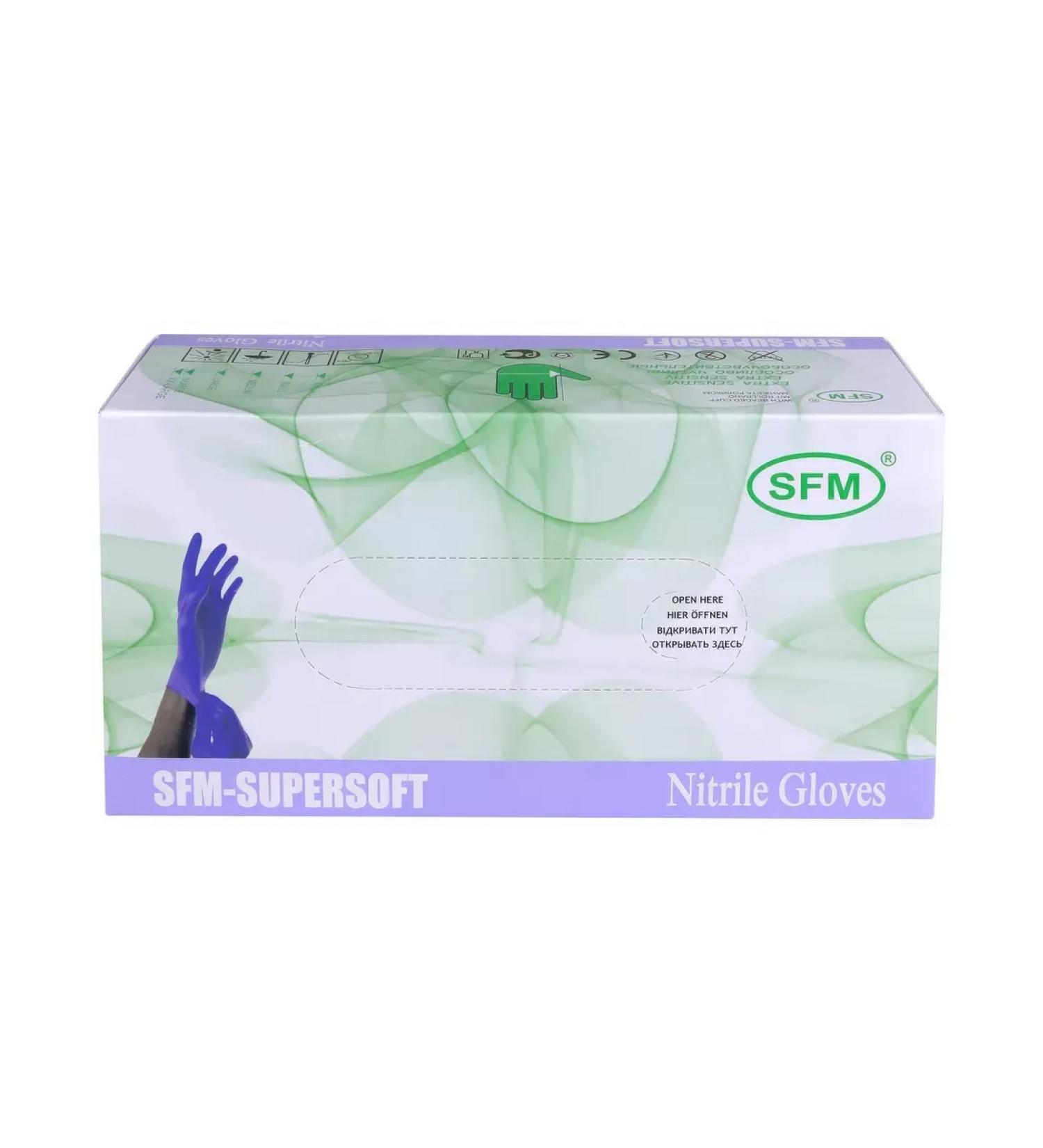 SFM Supersoft gloves are nitrilly unprofitable size m