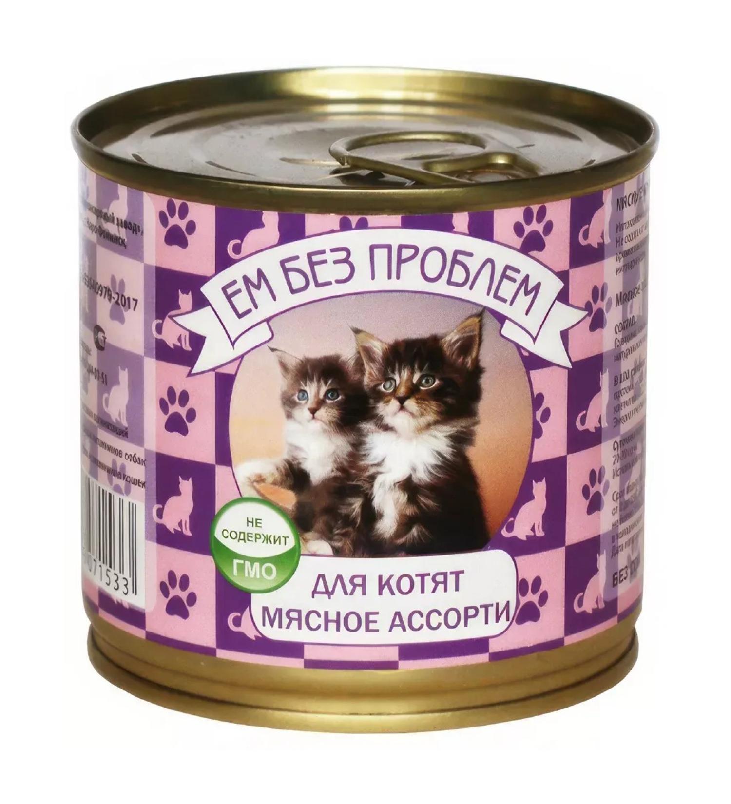 I EAT WITHOUT PROBLEMS Kittens feed 250 g x 15 pcs