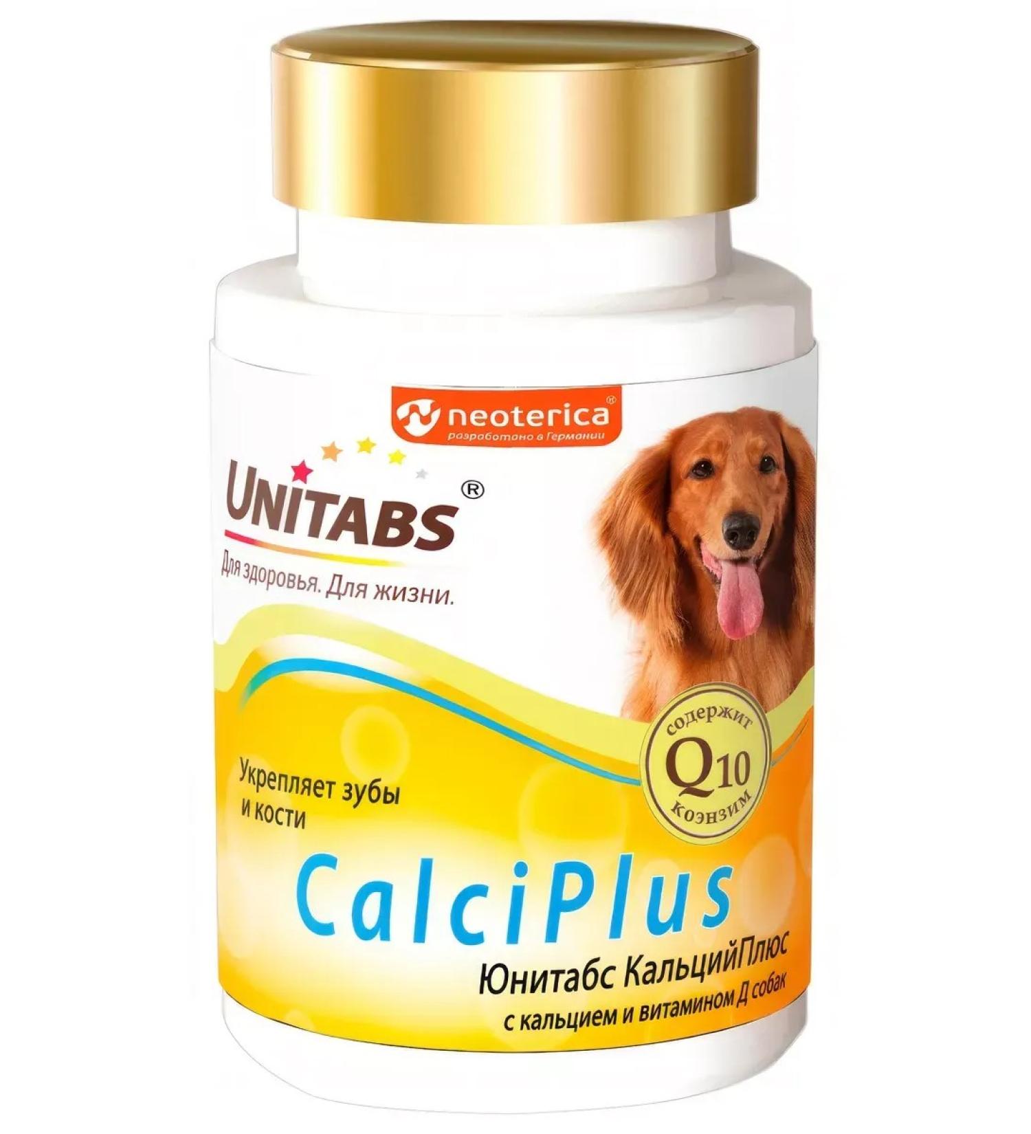 Unitabs Calciplus vitamin-mineral complex for dogs