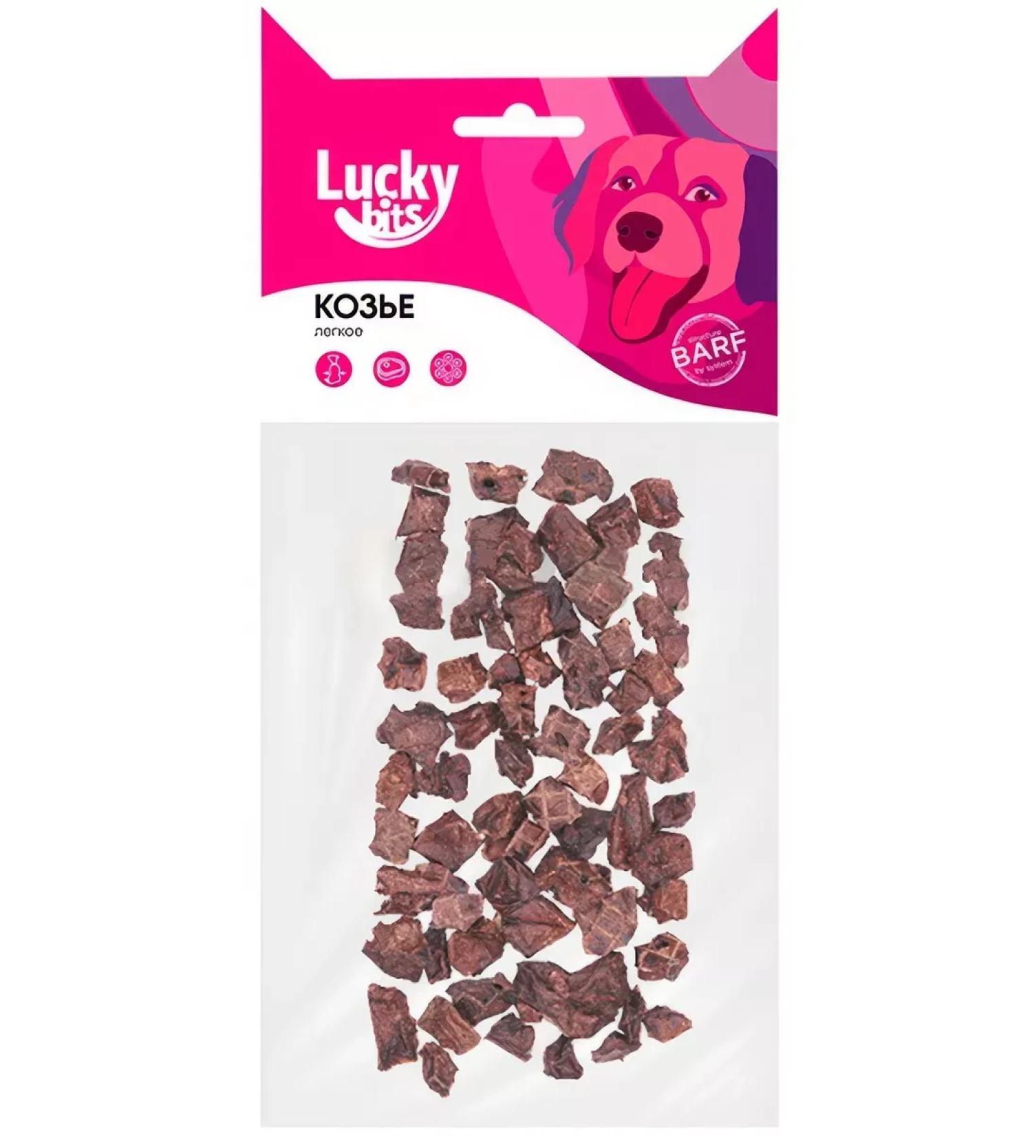 Lucky bits A treat for dogs goat light 40 g