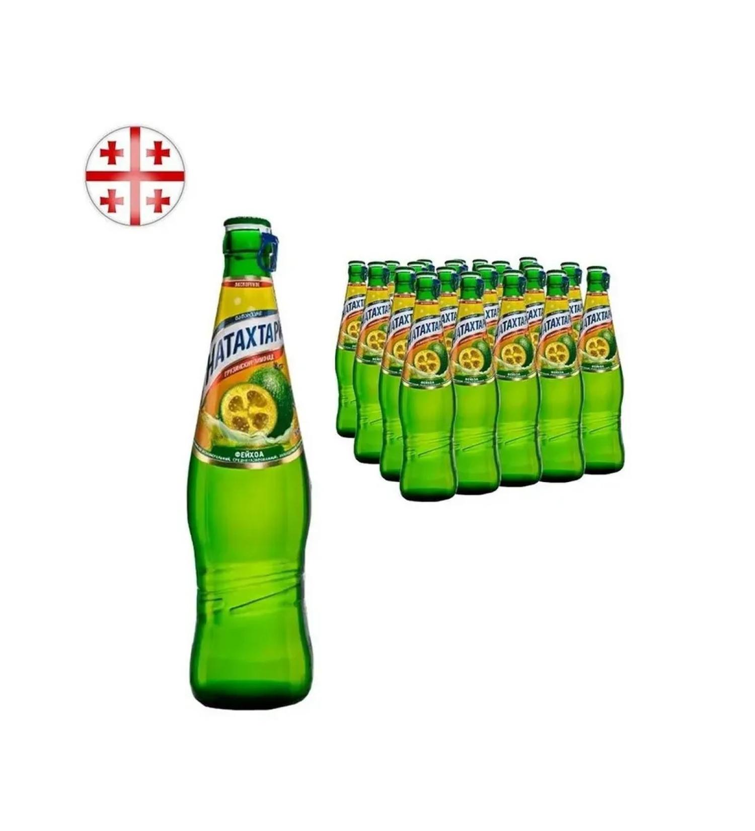 NATAKHTARI Lemonada Feihoa 0.5 l x 20 pcs glass - Buy Online on GoSupps.com