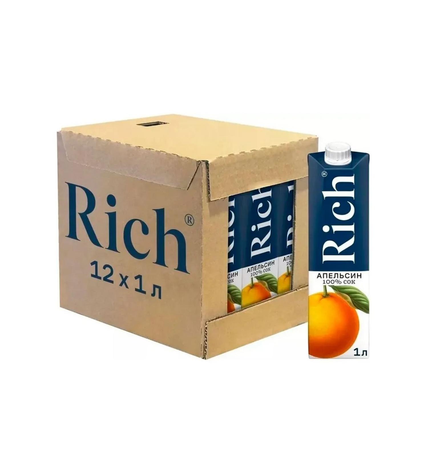 Juice (Rich) Orange 12 pcs 1 liter