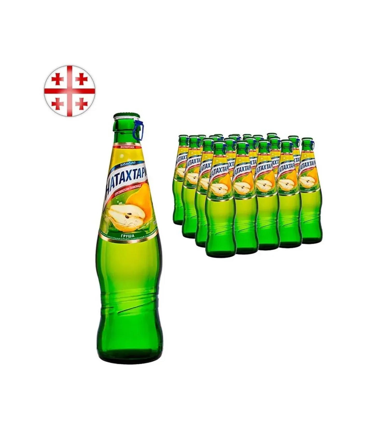 NATAKHTARI Pear lemonade 0.5 l x 20 pcs glass - Buy Online on GoSupps.com