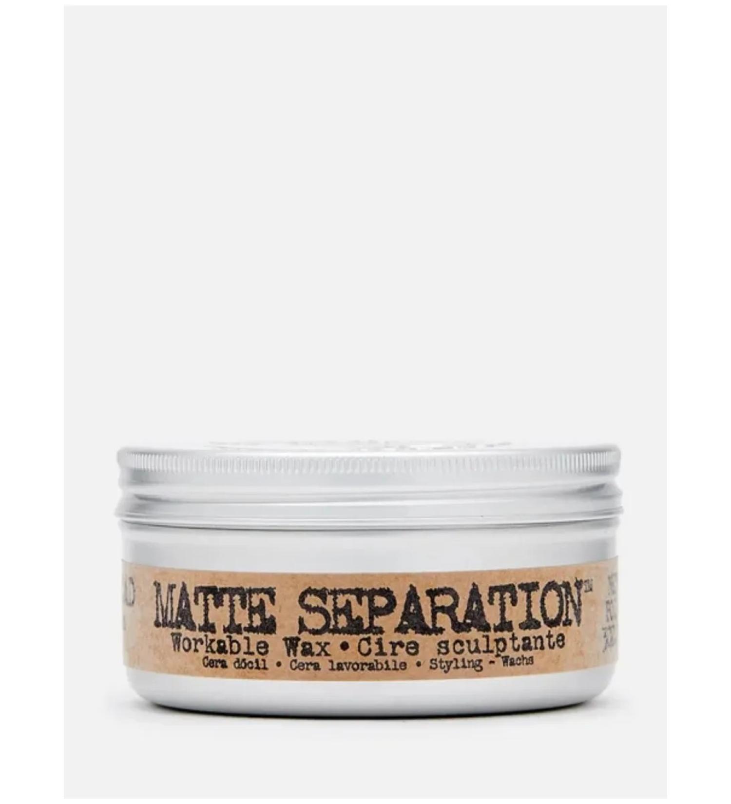 TIGI Bed Head Matte Separation Hair Wax for Men with a Matte Finish - Buy Online on GoSupps.com