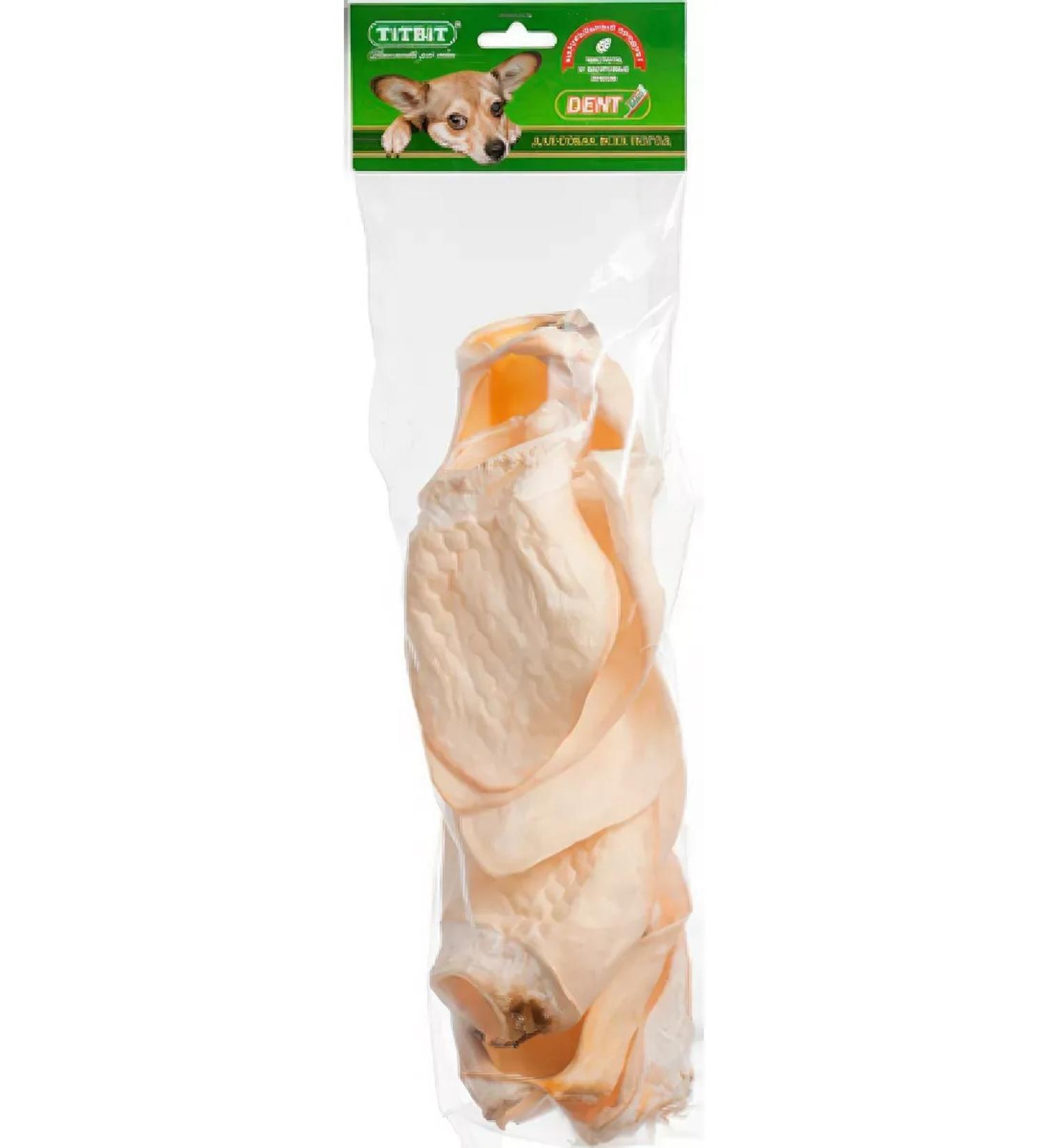 TiTBiT Dog treating veal ear Big