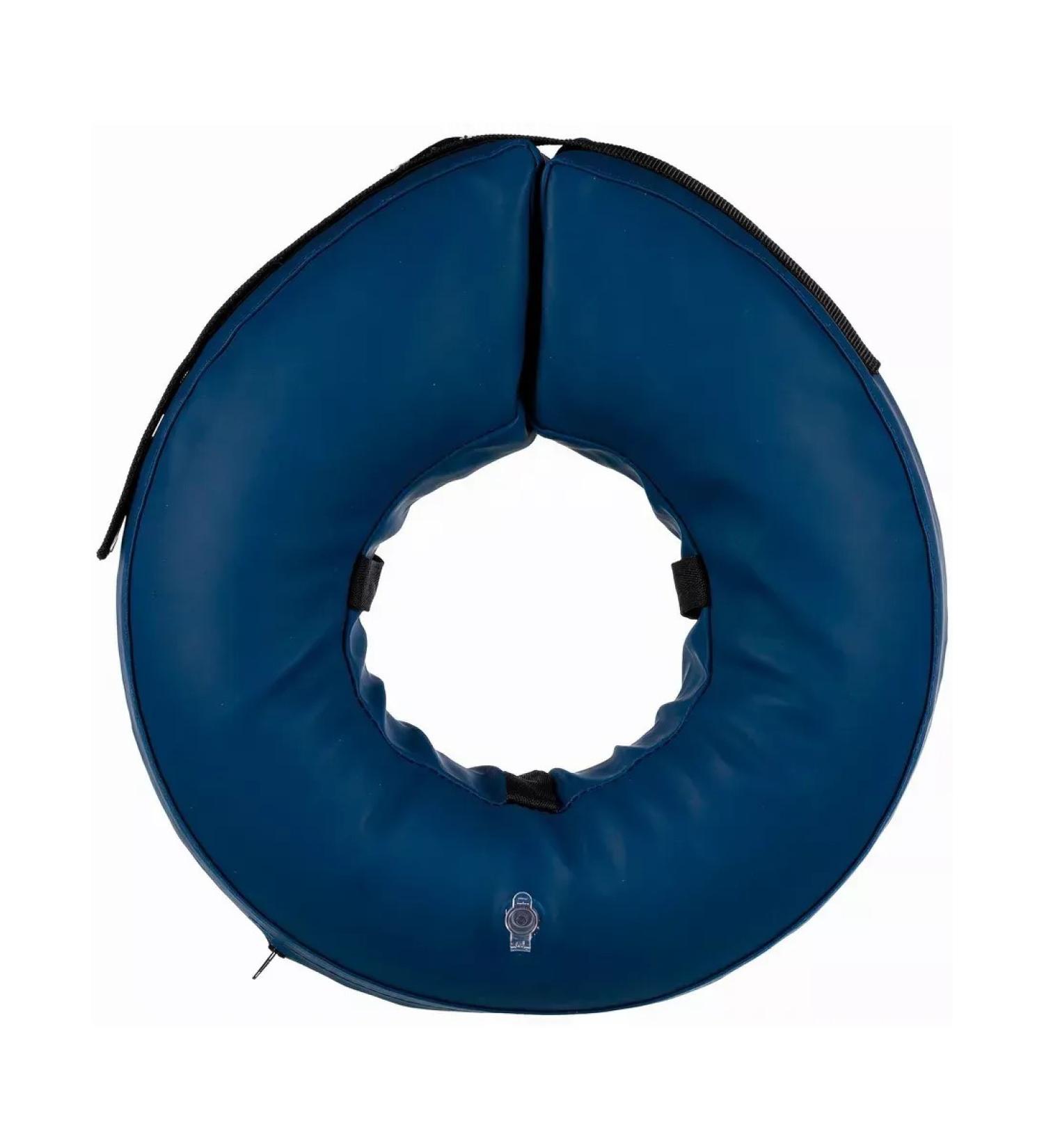 Protective collar for dogs inflatable blue m-l 45-57 cm - Buy Online on GoSupps.com