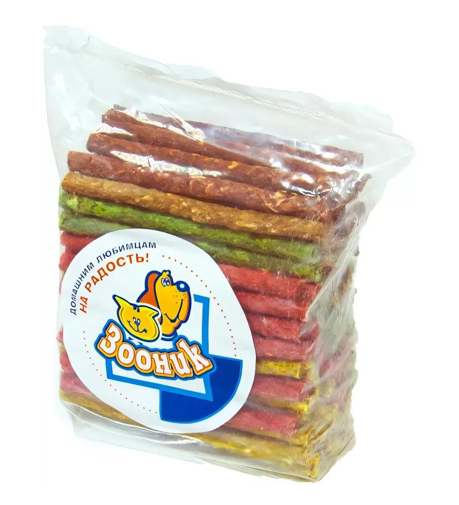 Zoonik Color chewing strips 5x0.7 mm 9-10 g 100 pcs