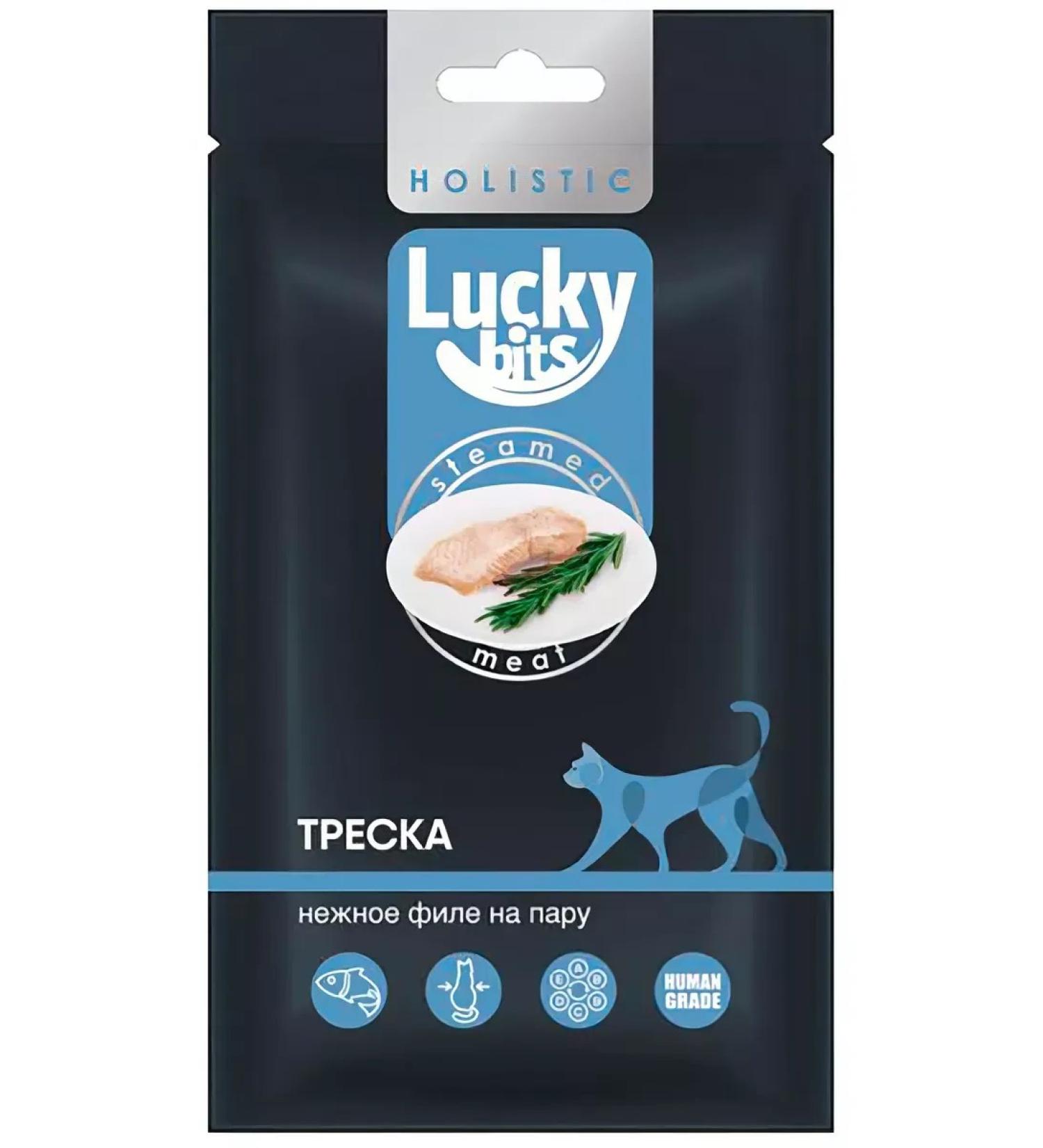 Lucky bits Cat a treat a couple of cod fillet 25 g