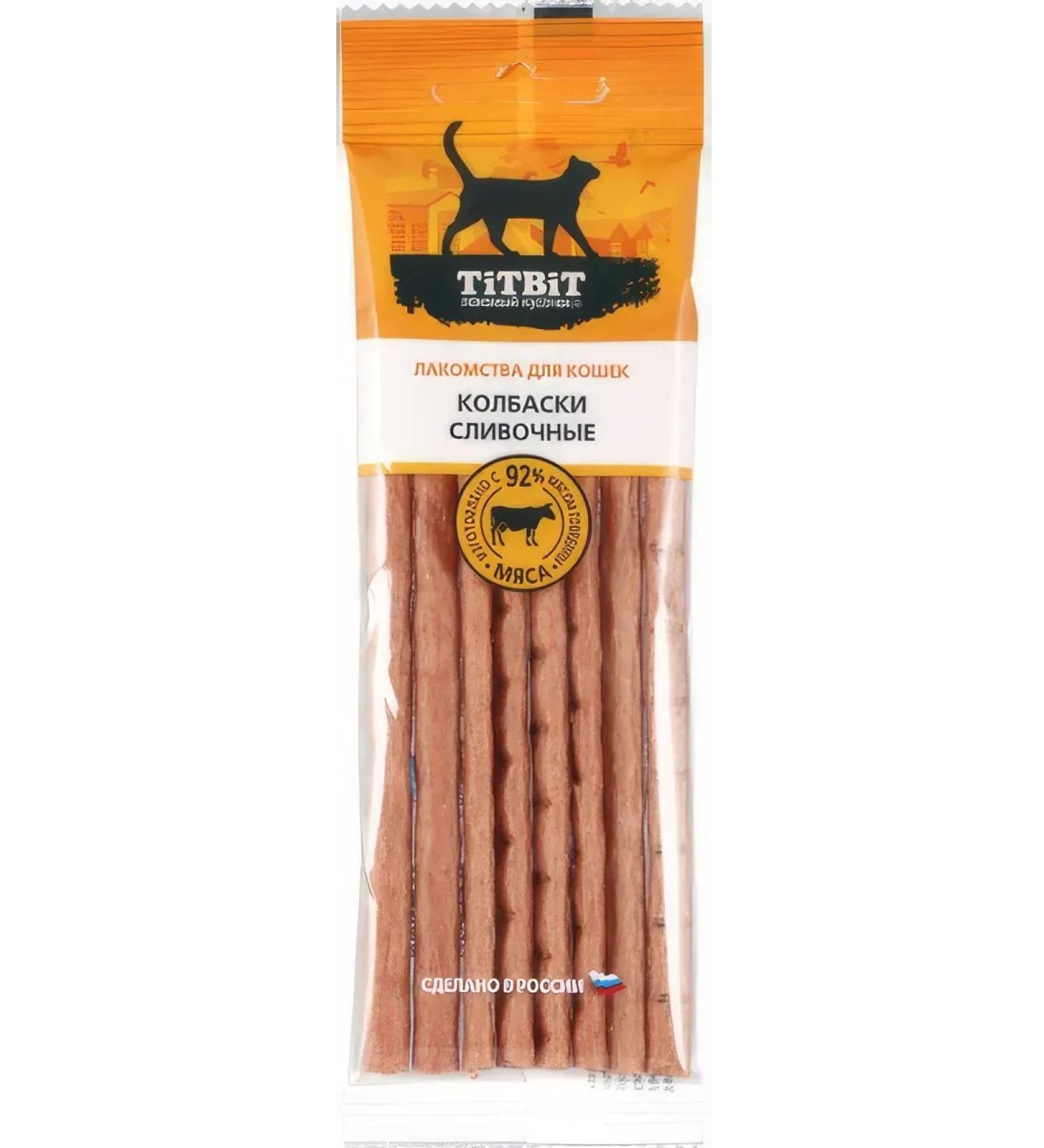 TiTBiT Delicacy gold collection of sausages for cats 30 g - Buy Online on GoSupps.com