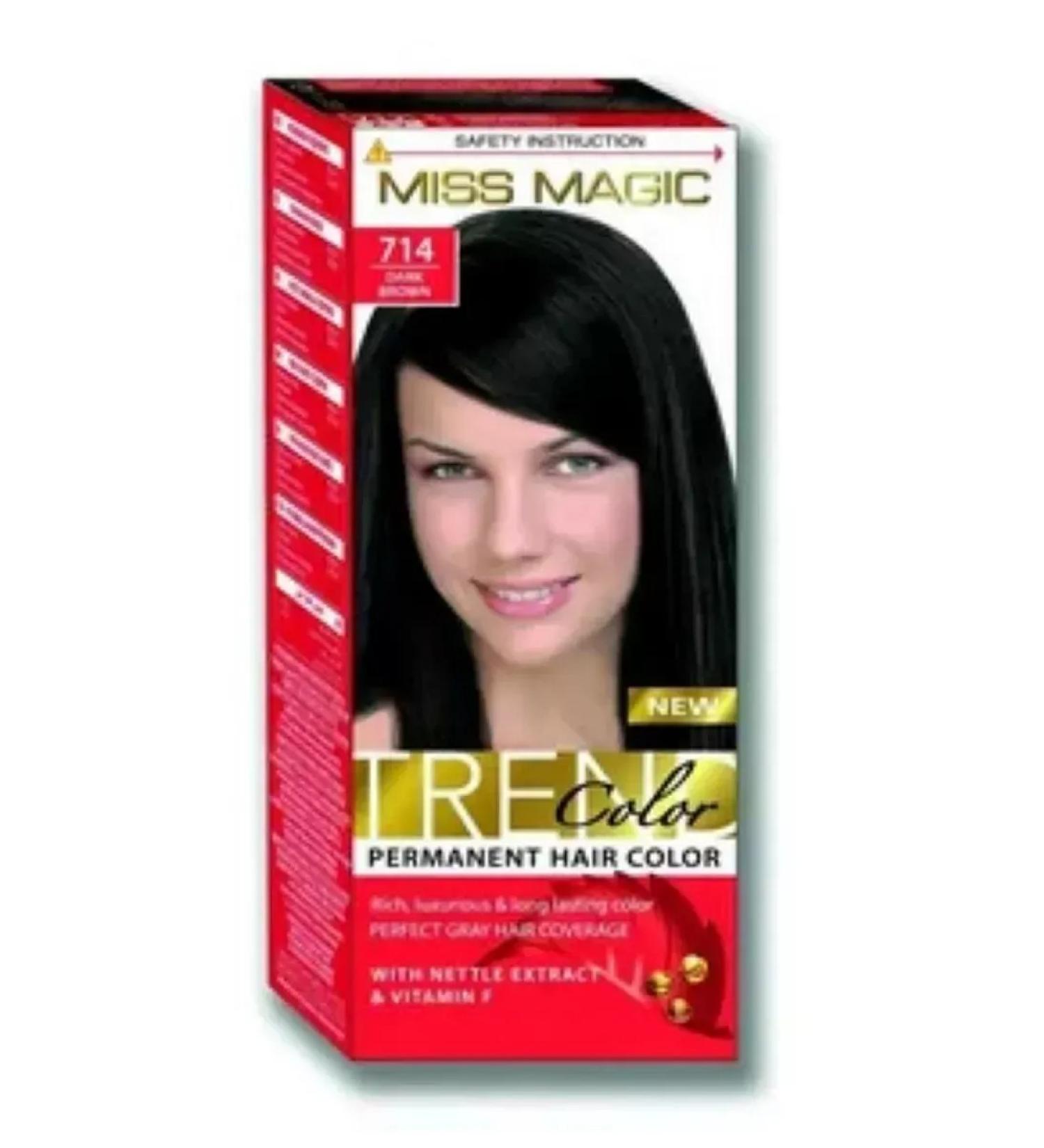 Miss Magic Gel-color 714 dark brown