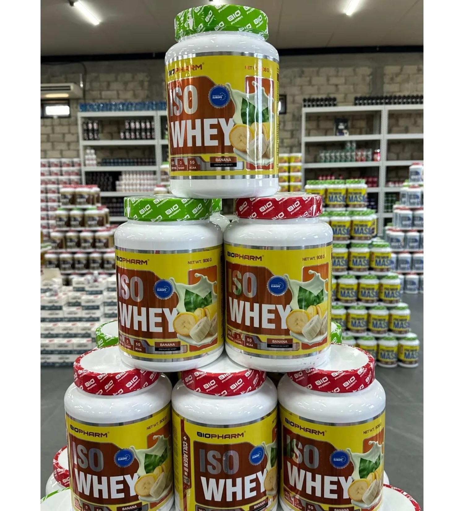 BioPharm Serum protein for a set of ISO Whey masses 908g