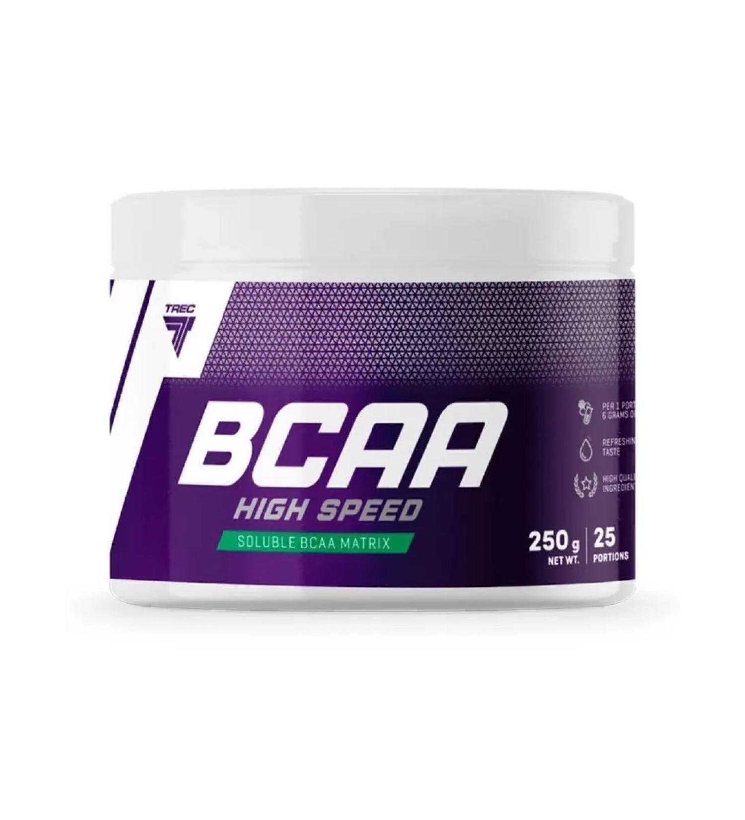 Trec Nutrition BCAA High Speed 250gr amino acid complex Lemon - Buy Online on GoSupps.com
