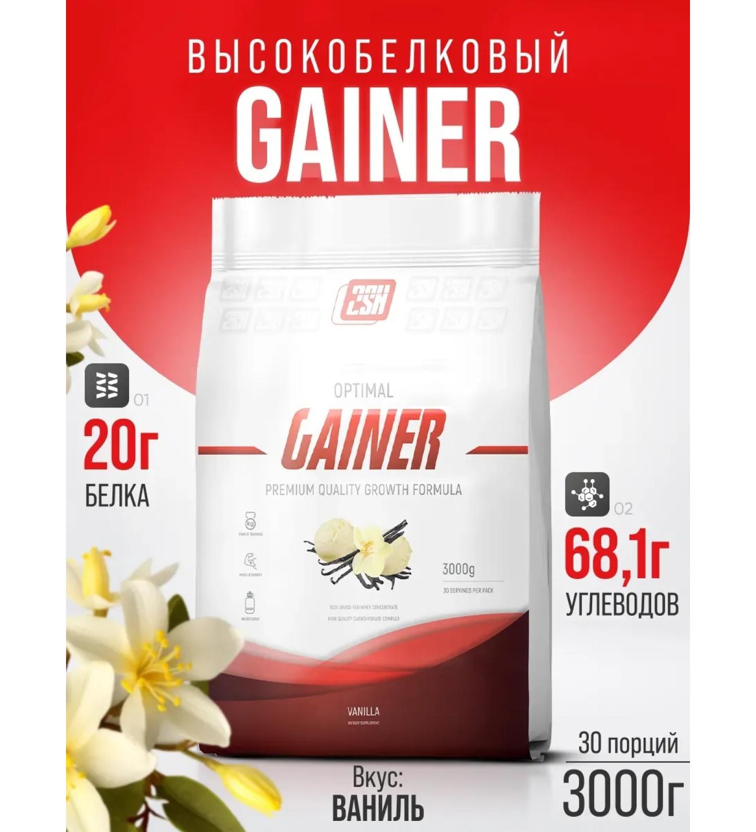 2SN Gainer for a quick set of mass vanilla 3kg - Buy Online on GoSupps.com