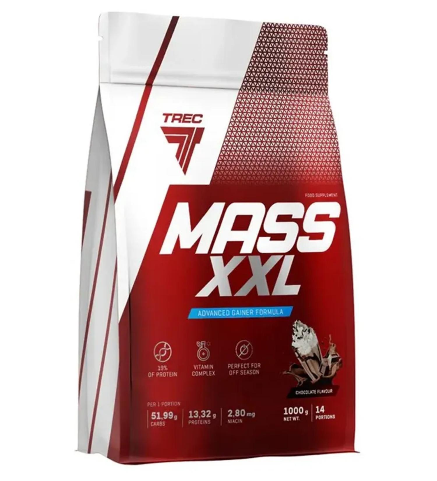 Trec Nutrition Gainer Mass XXL for a mass of mass chocolate 1 kg - Buy Online on GoSupps.com