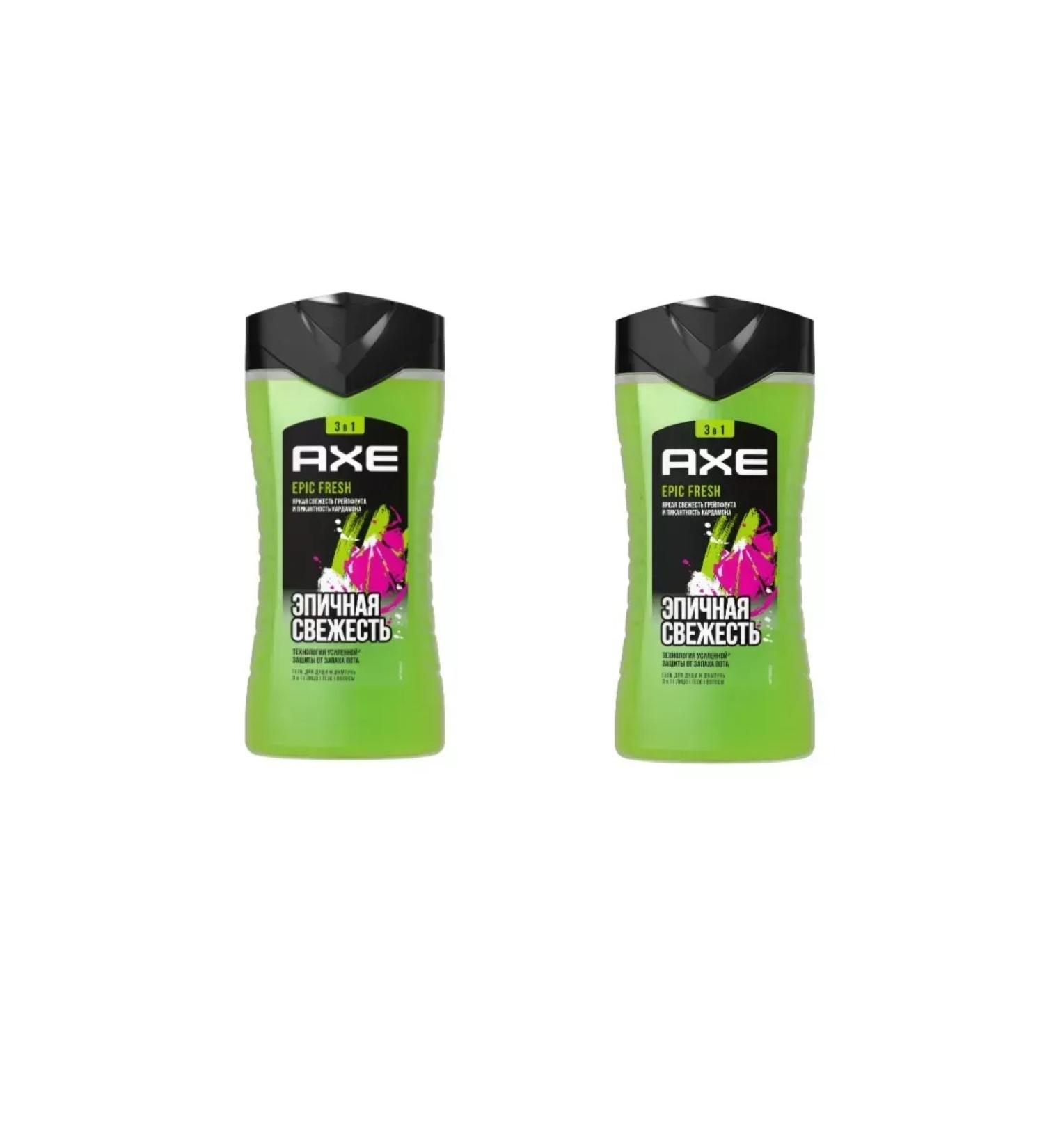 Axe Shower gel epic freshness 250 ml 2 pcs