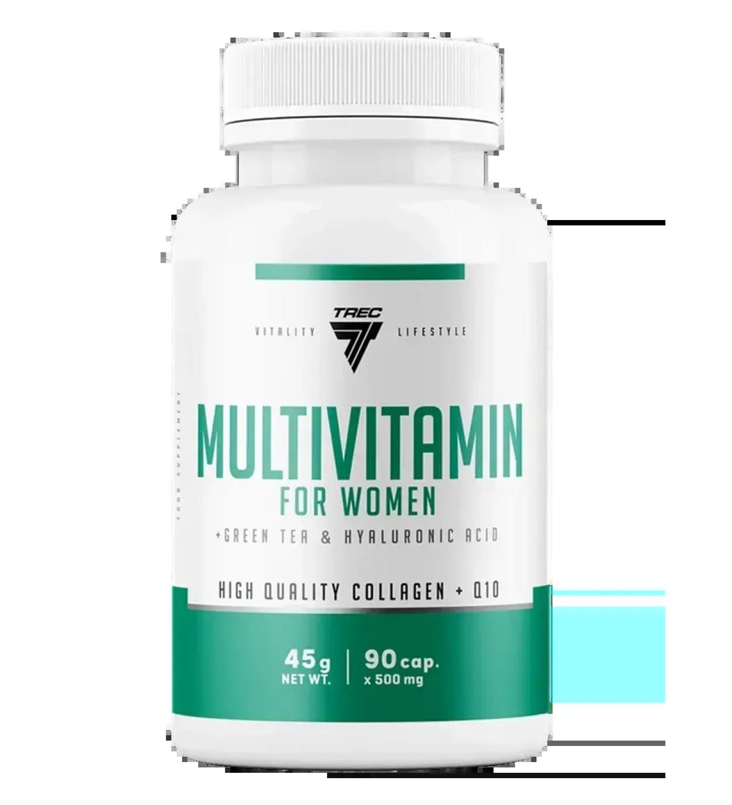 Trec Nutrition Vitamins for women TREC Multivitamin for Women 90 Caps - Buy Online on GoSupps.com