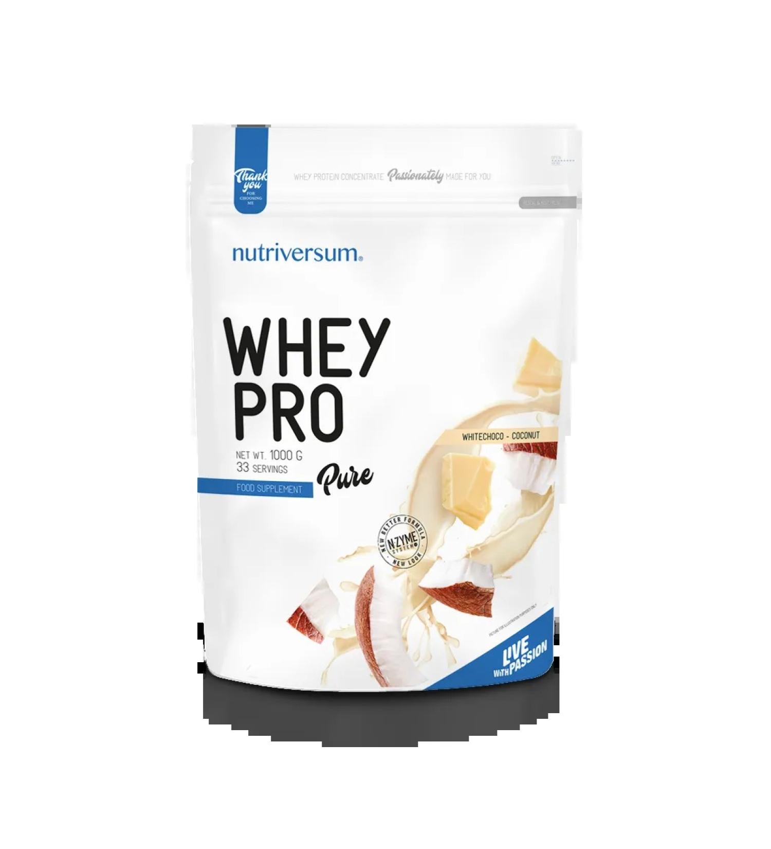 Nutriversum Whey Pro Ceatero Protein 1000 g white chocolate-coconut