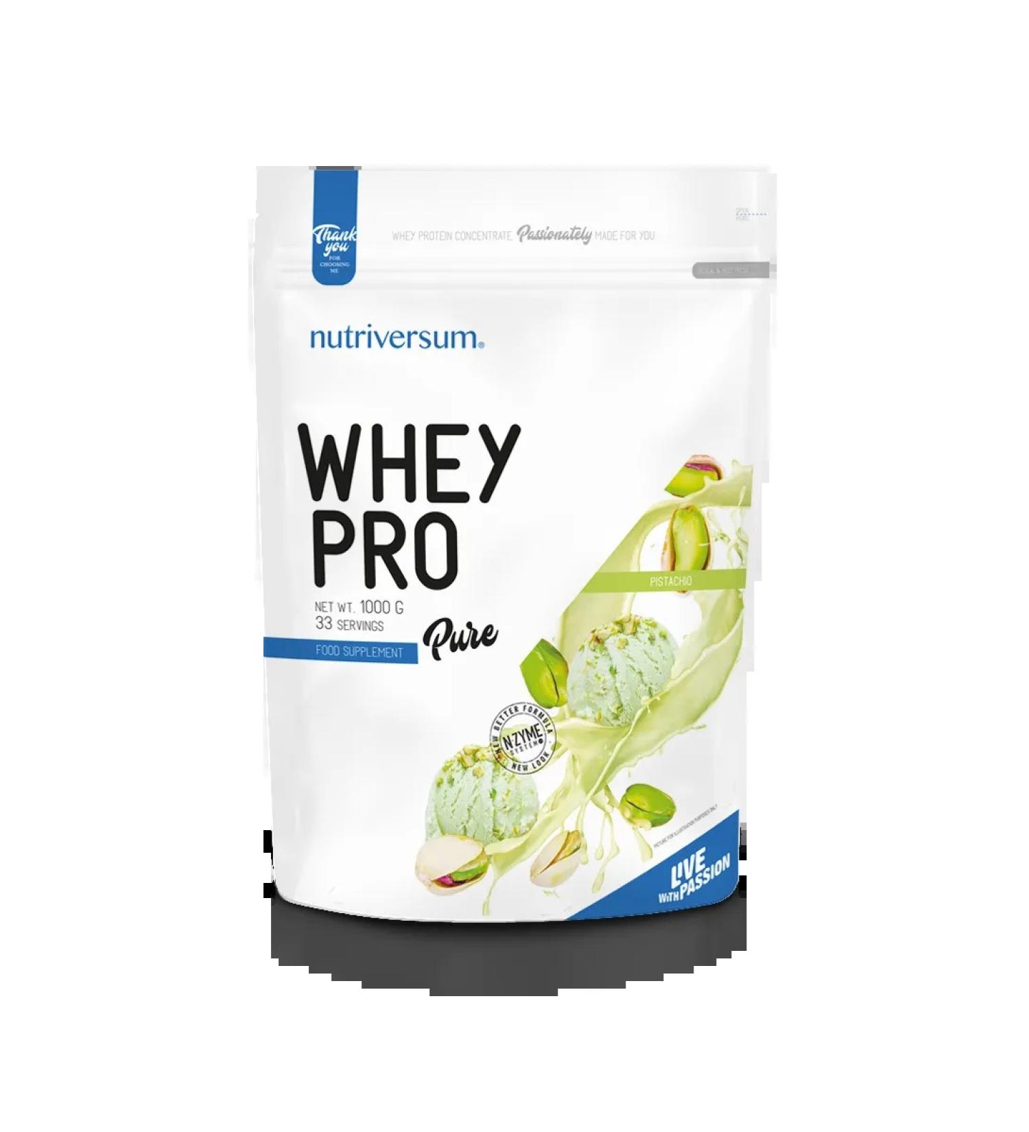Nutriversum Whey Pro Ceatero protein 1000 g with pistachio taste
